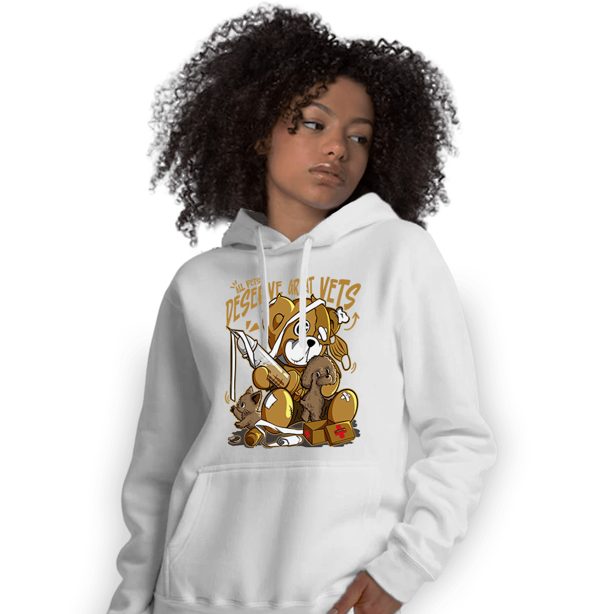 Wheat 13s Hoodie Match Veterinary BER - NastyJamz