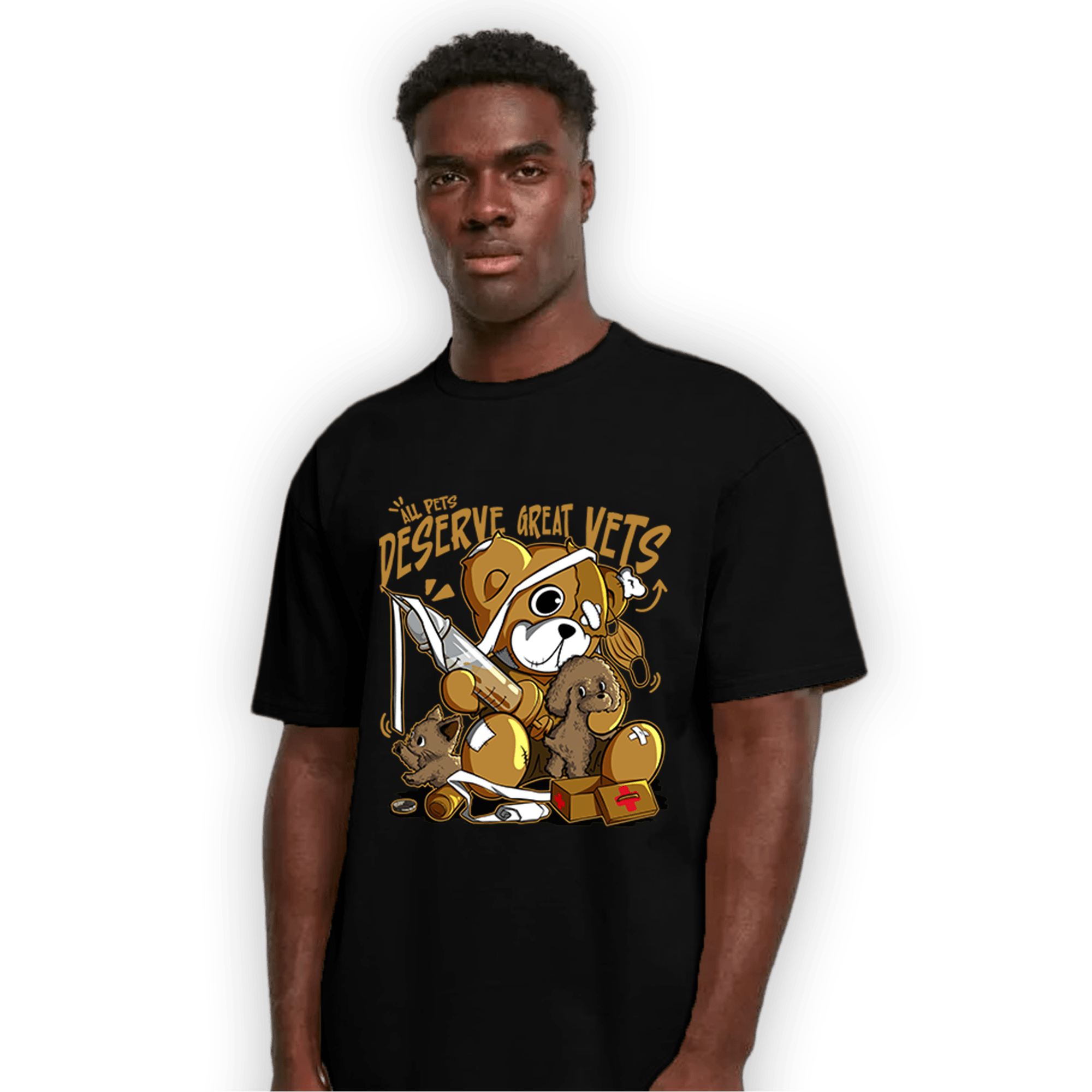 Wheat 13s T Shirt Match Veterinary BER - NastyJamz