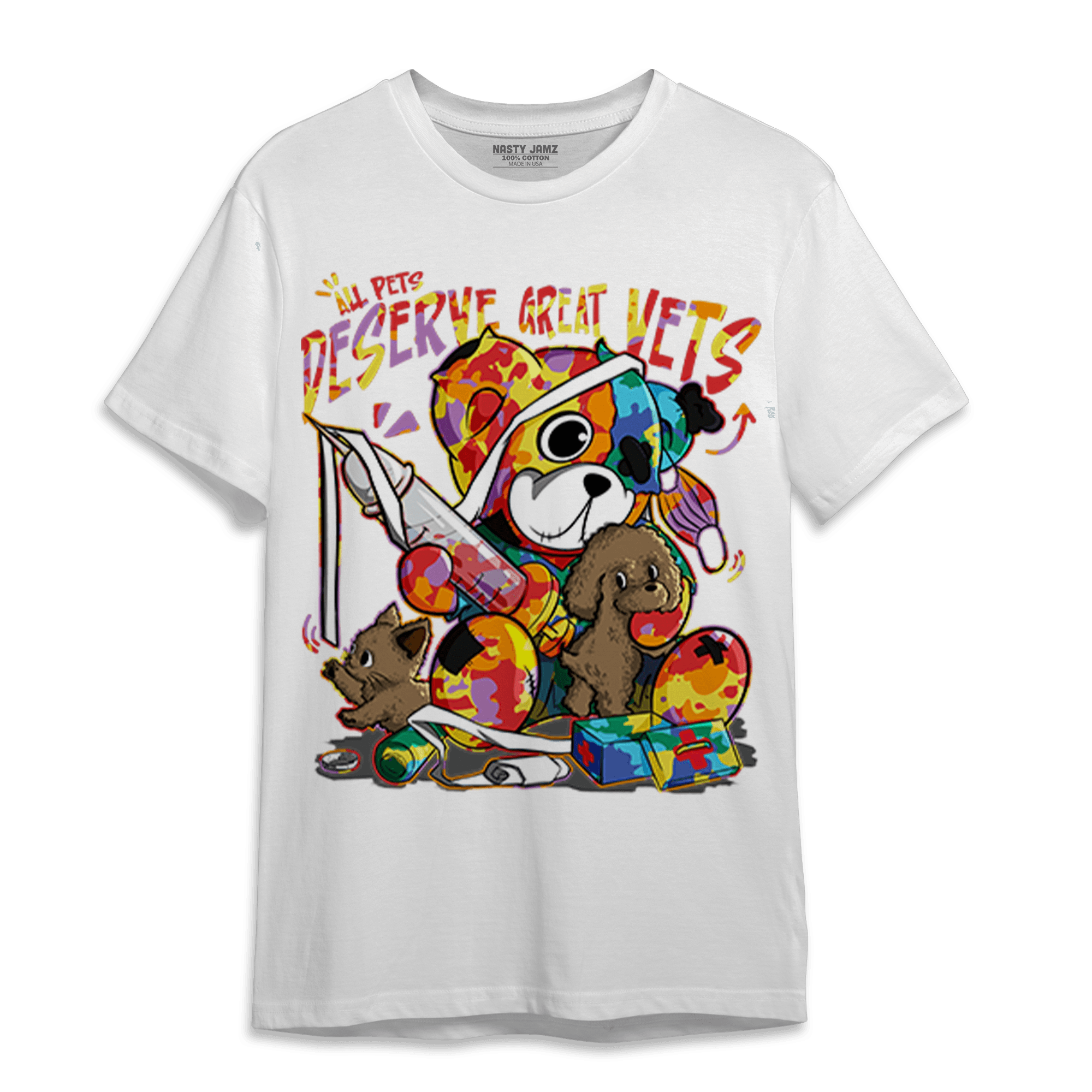 Mid GS Six Championships 1s T Shirt Match Veterinary BER - NastyJamz