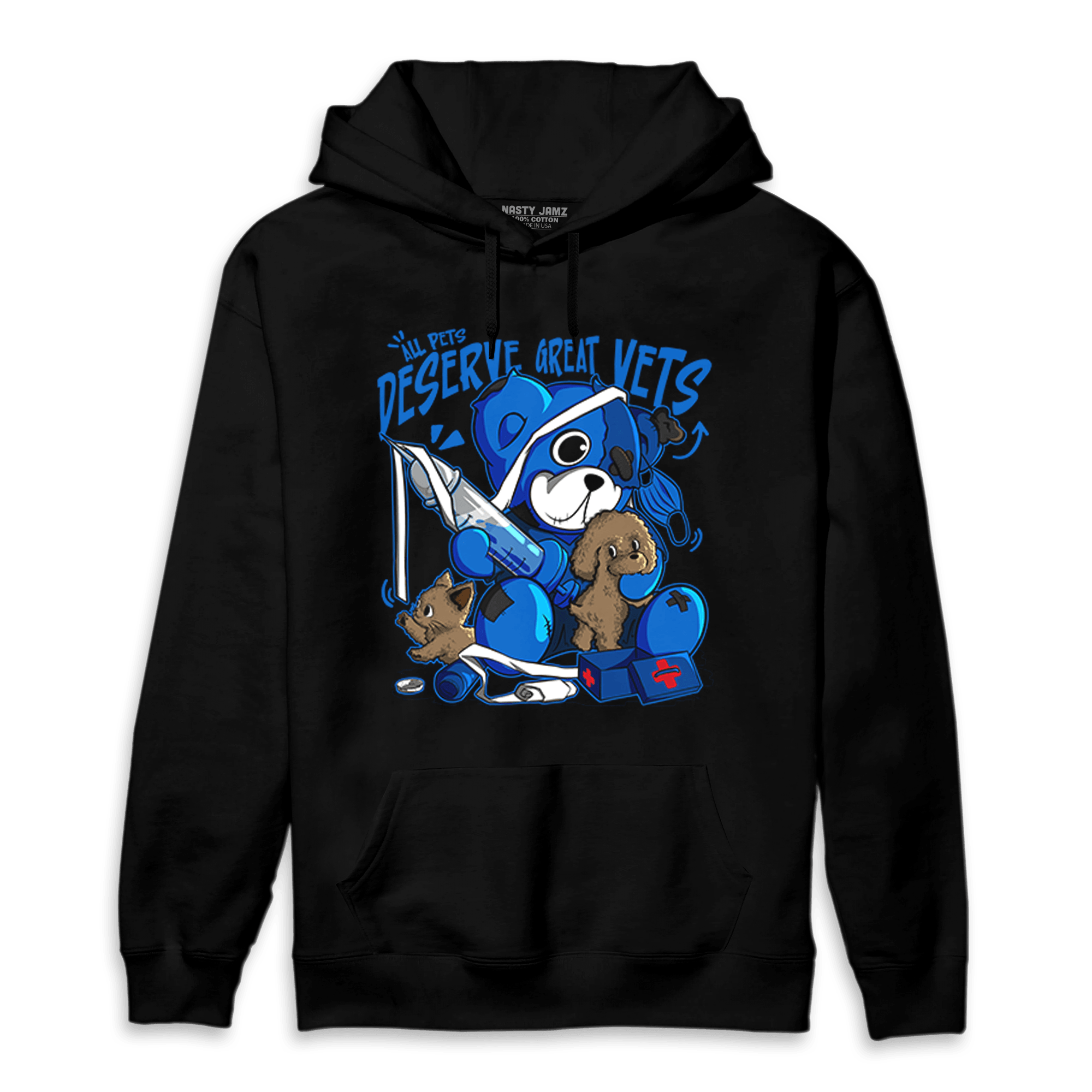 Royal Reimagined 1s Hoodie Match Veterinary BER - NastyJamz