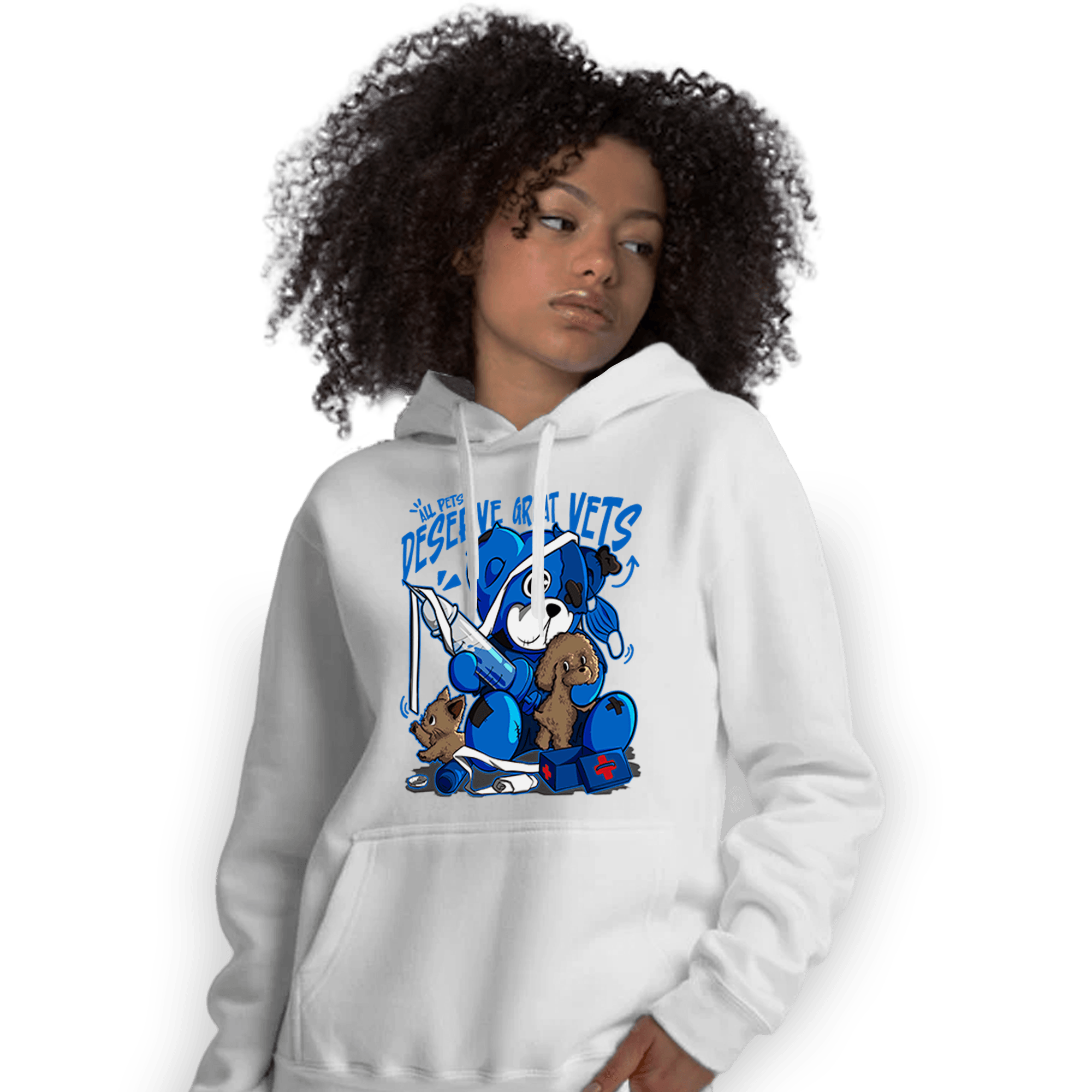 Royal Reimagined 1s Hoodie Match Veterinary BER - NastyJamz