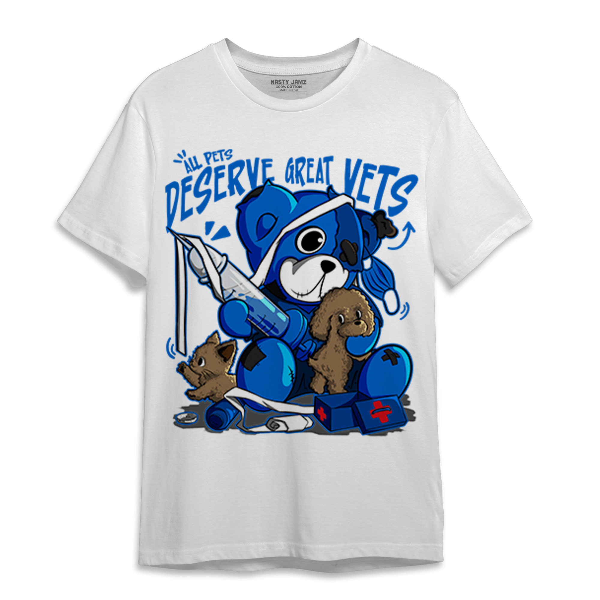 Royal Reimagined 1s T Shirt Match Veterinary BER - NastyJamz