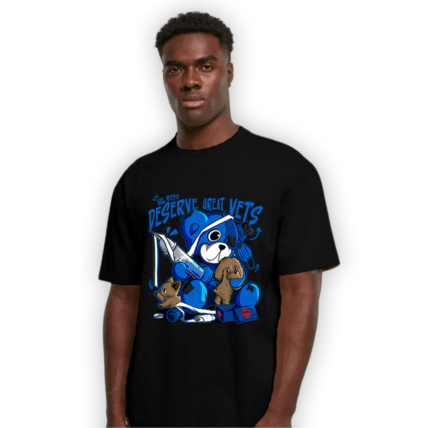 Royal Reimagined 1s T Shirt Match Veterinary BER - NastyJamz