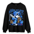 University Blue Toe 1s Sweatshirt Match Veterinary BER - NastyJamz