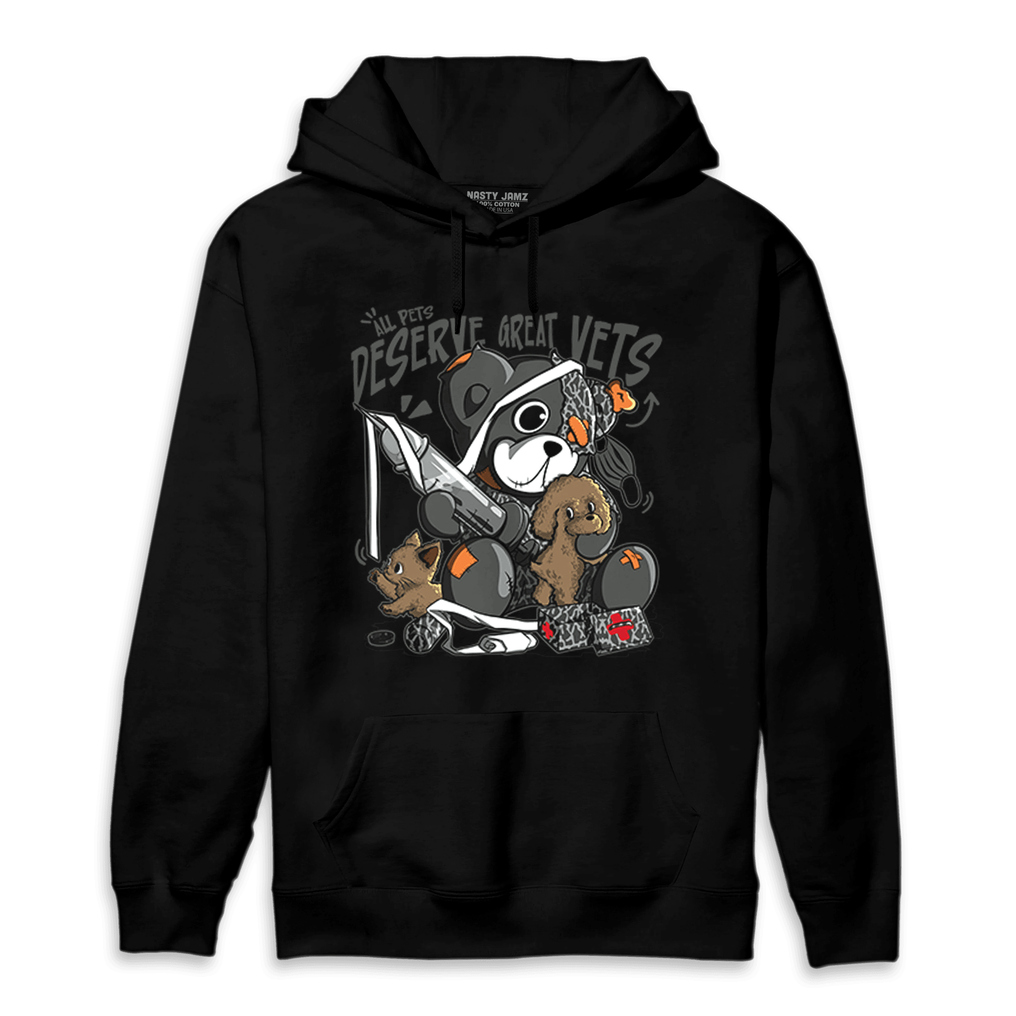 Fear Pack 3s Hoodie Match Veterinary BER - NastyJamz