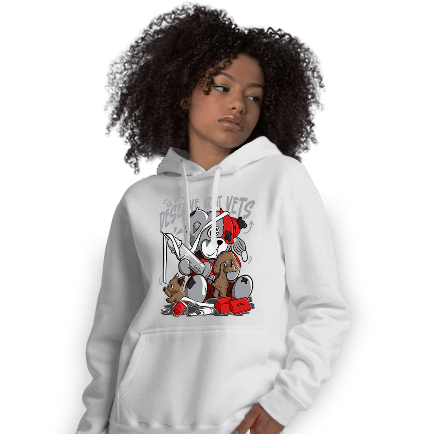 Bred Reimagined 4s Hoodie Match Veterinary BER - NastyJamz