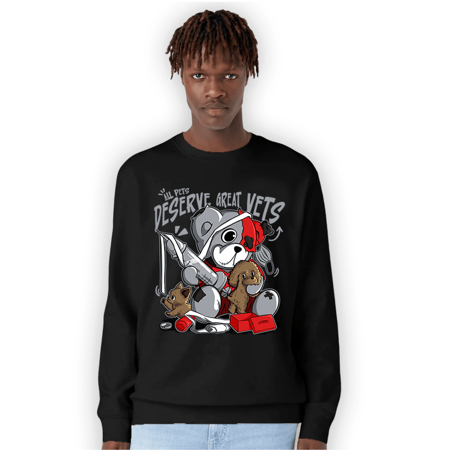 Bred Reimagined 4s Sweatshirt Match Veterinary BER - NastyJamz