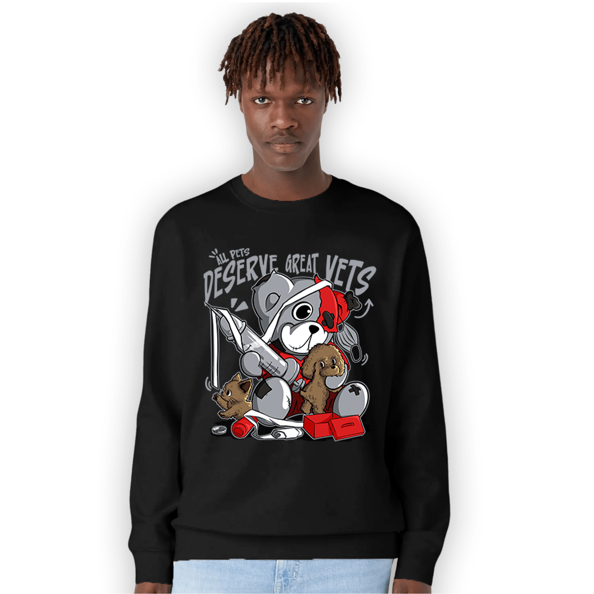 Bred Reimagined 4s Sweatshirt Match Veterinary BER - NastyJamz
