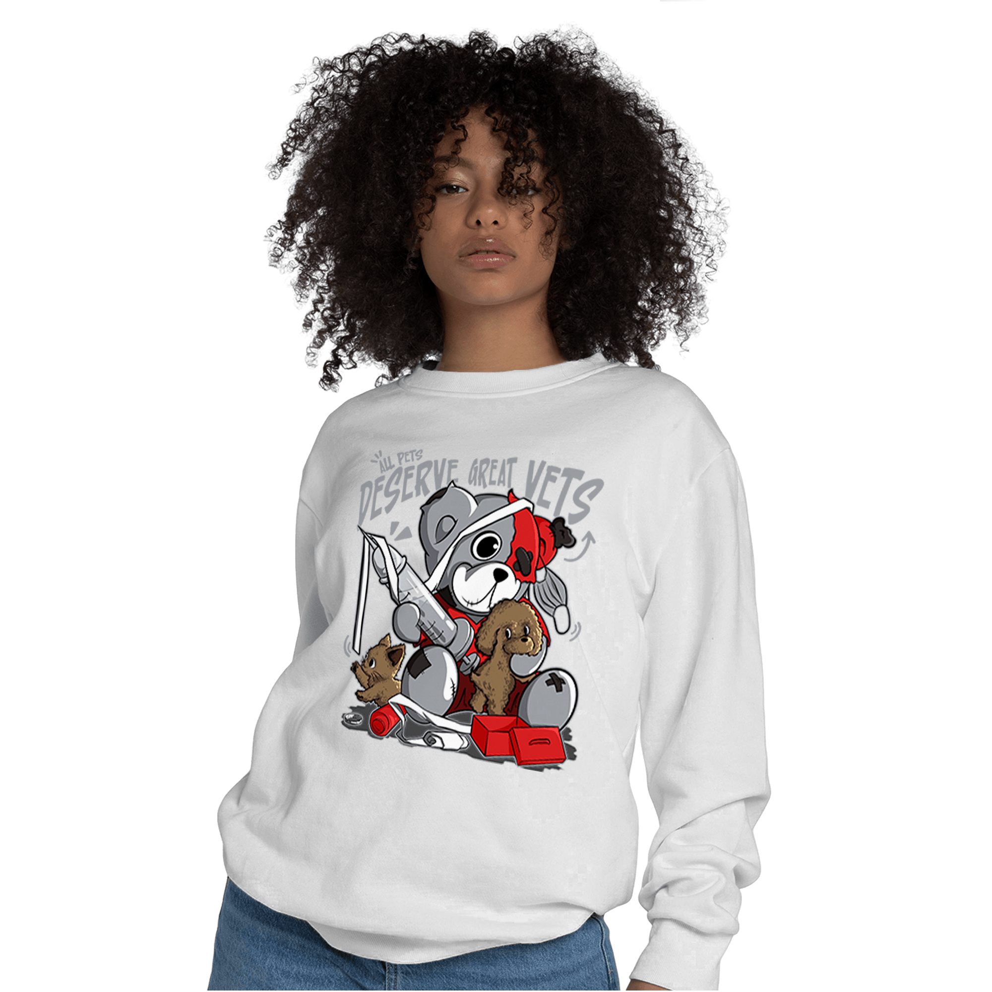 Bred Reimagined 4s Sweatshirt Match Veterinary BER - NastyJamz