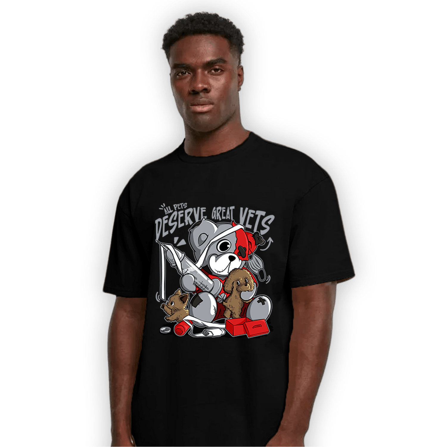 Bred Reimagined 4s T Shirt Match Veterinary BER - NastyJamz
