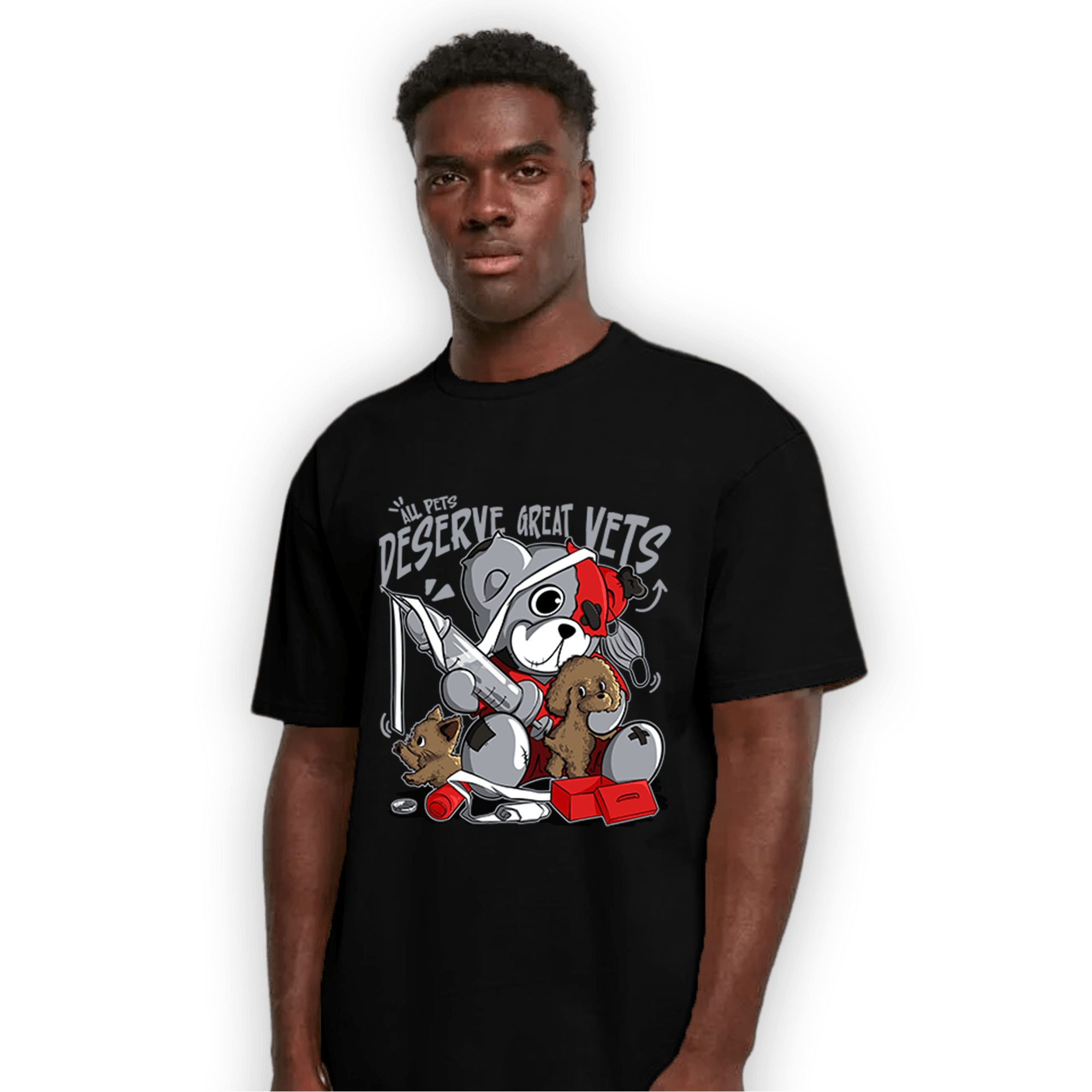 Bred Reimagined 4s T Shirt Match Veterinary BER - NastyJamz