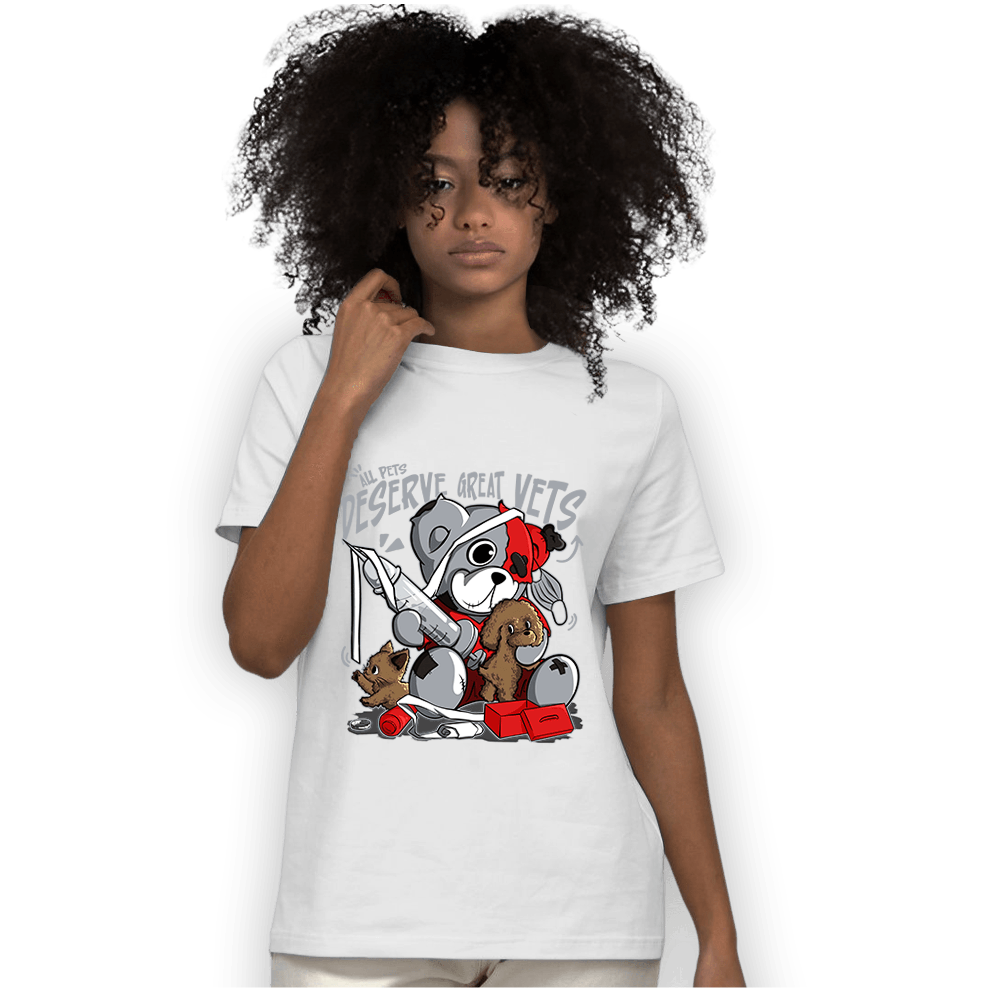 Bred Reimagined 4s T Shirt Match Veterinary BER - NastyJamz