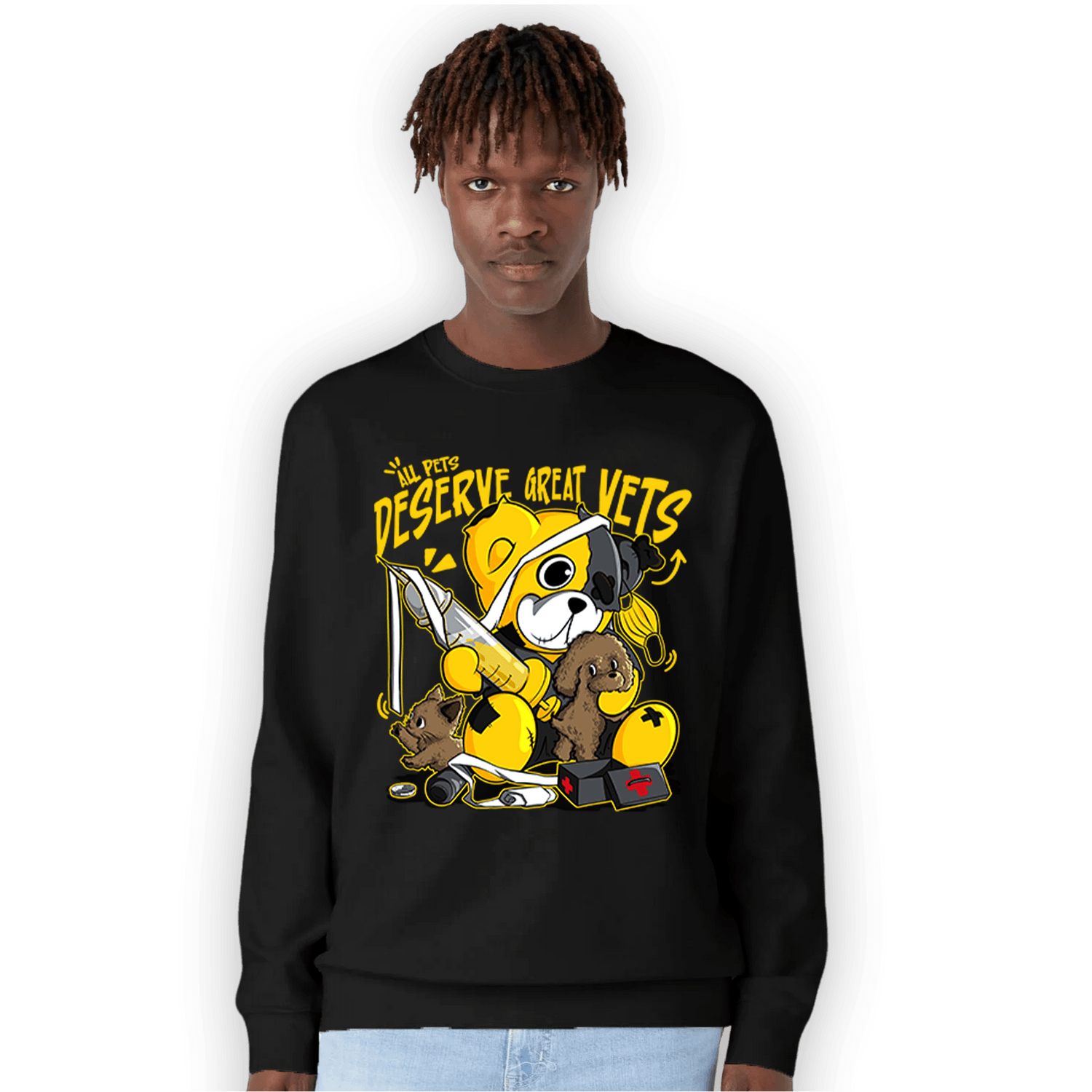 Thunder 4s Sweatshirt Match Veterinary BER - NastyJamz