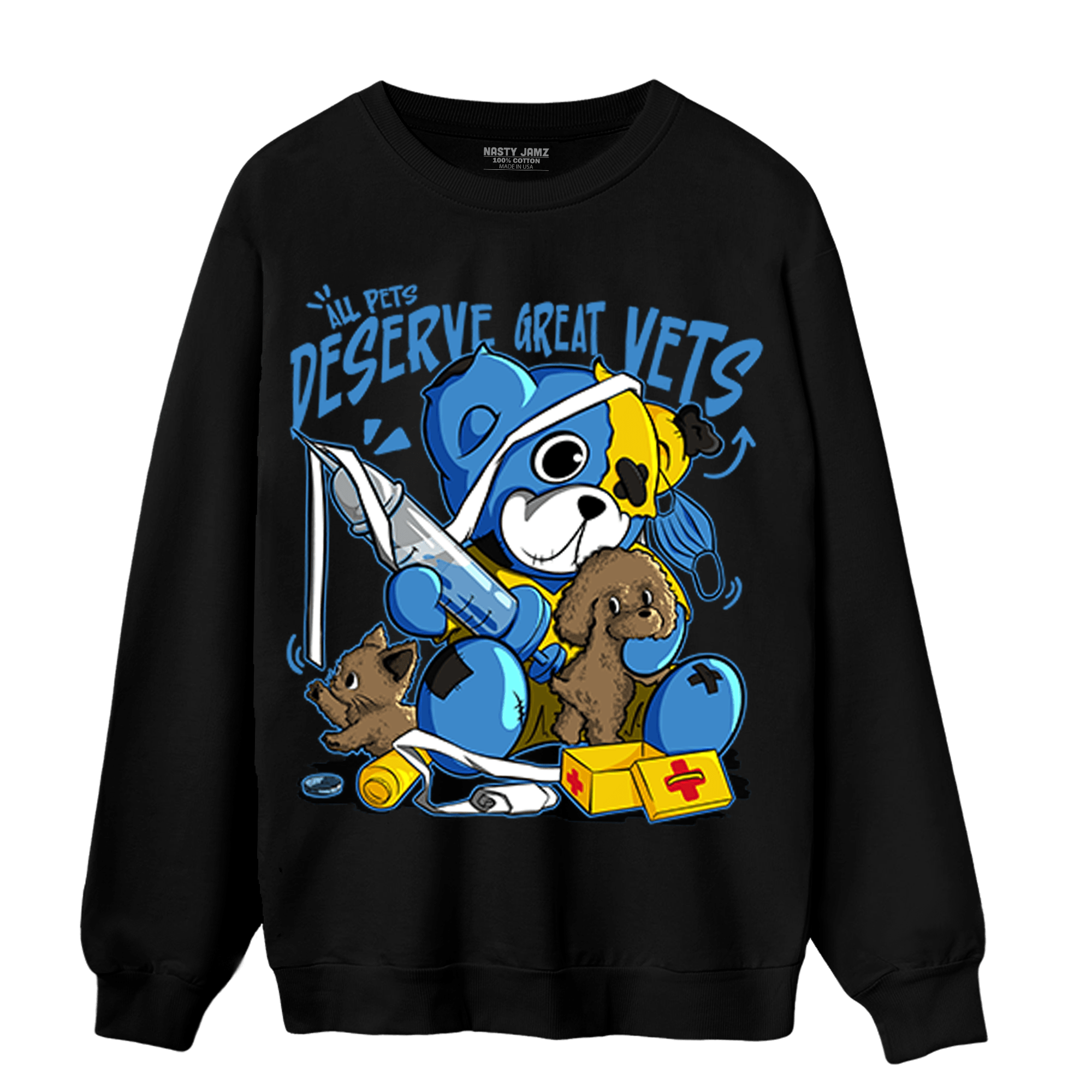 SB Dunk Bubbles Sweatshirt Match Veterinary BER - NastyJamz