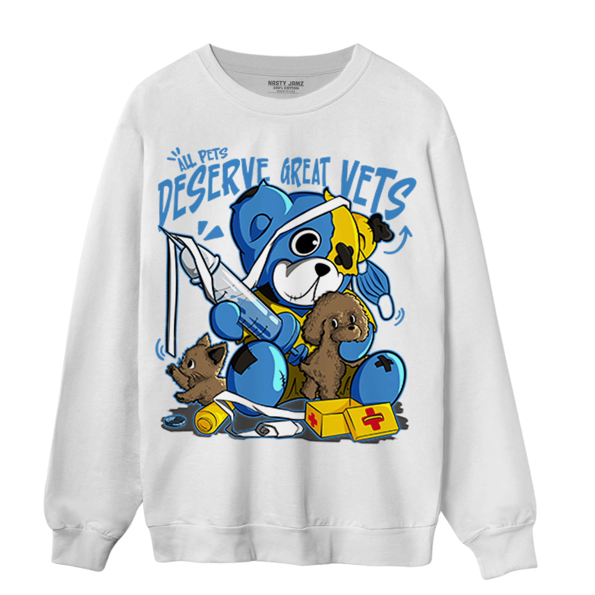 SB Dunk Bubbles Sweatshirt Match Veterinary BER - NastyJamz