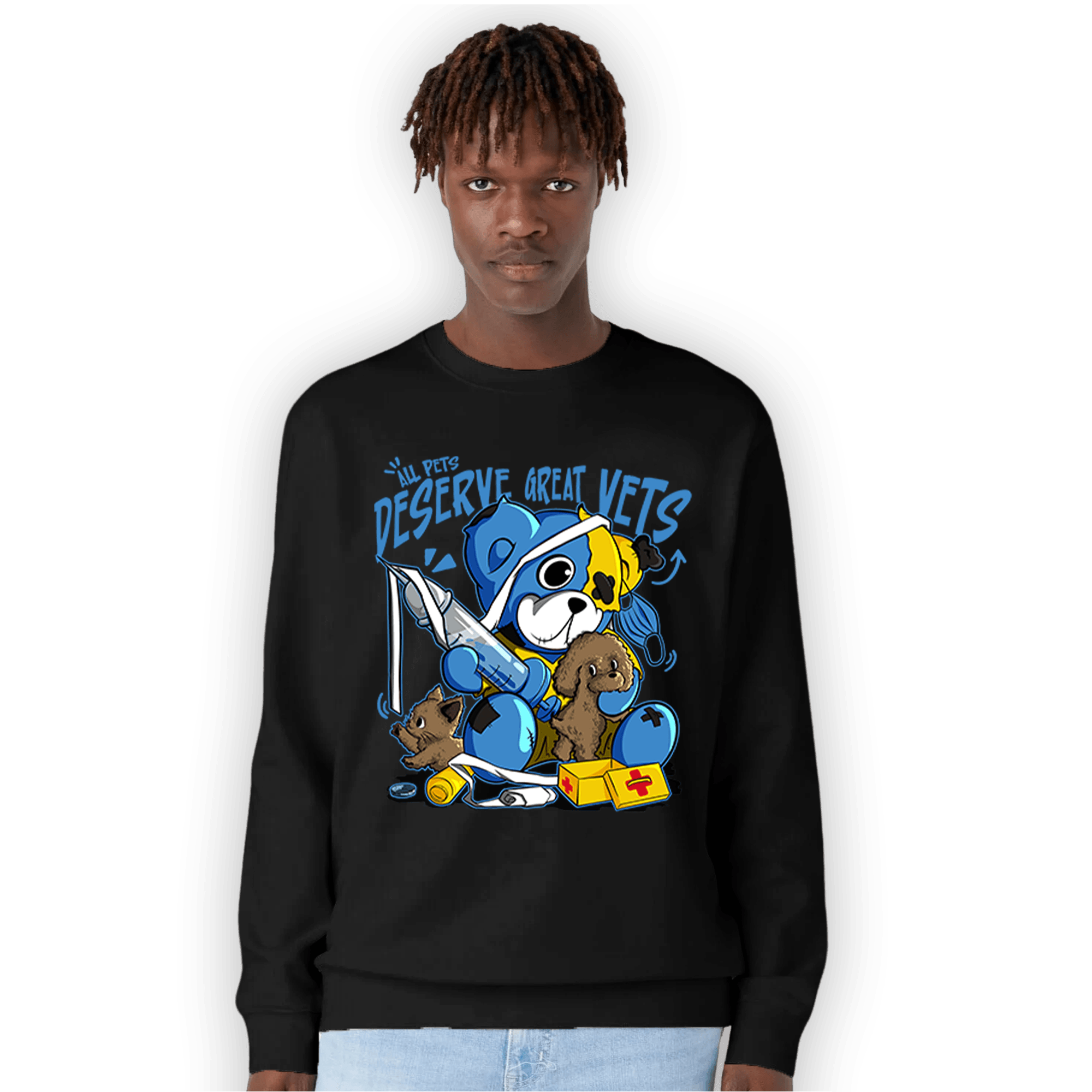 SB Dunk Bubbles Sweatshirt Match Veterinary BER - NastyJamz