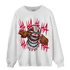 Cherry 11s Sweatshirt Match We Are All Clowns - NastyJamz