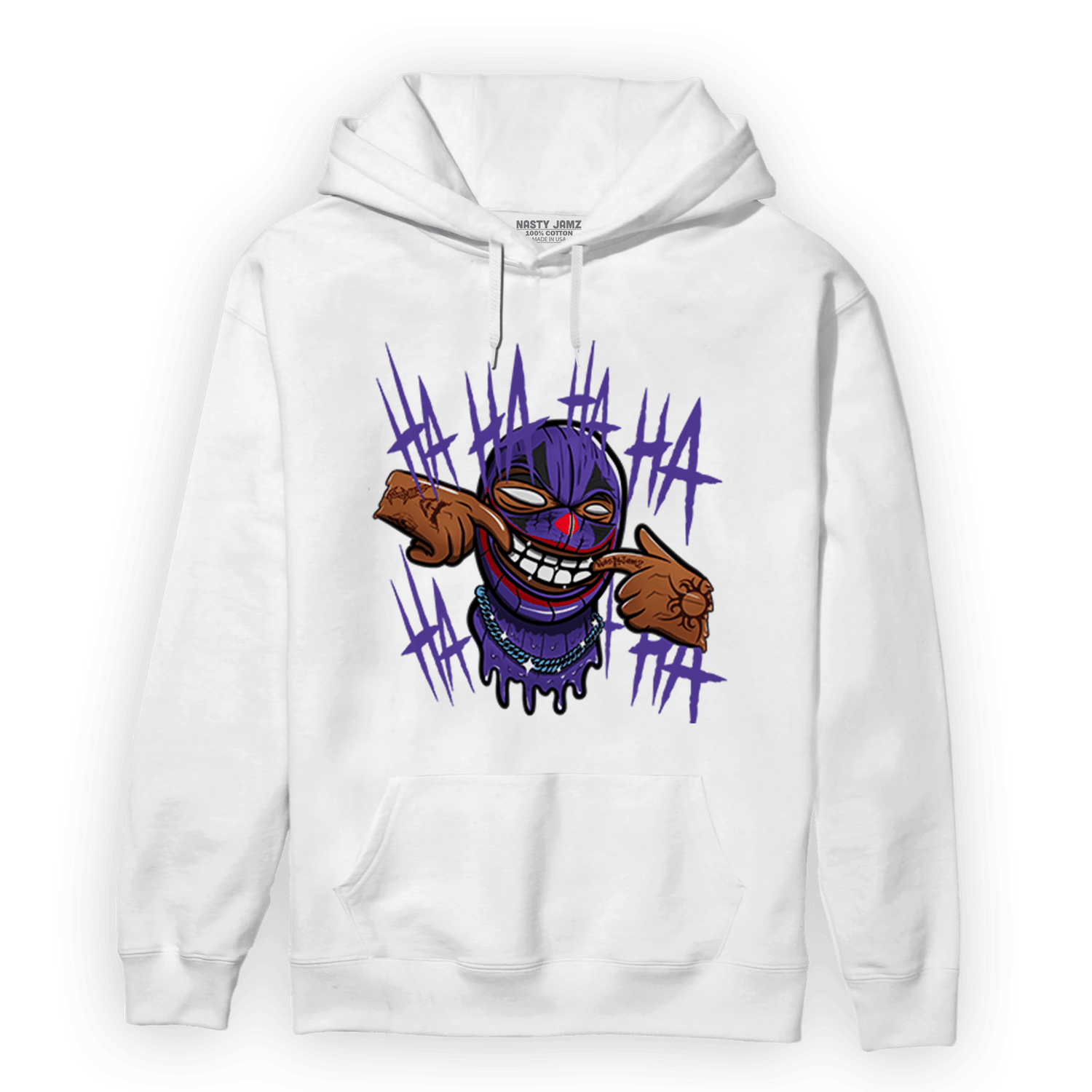 Field Purple 12s Hoodie Match We Are All Clowns - NastyJamz