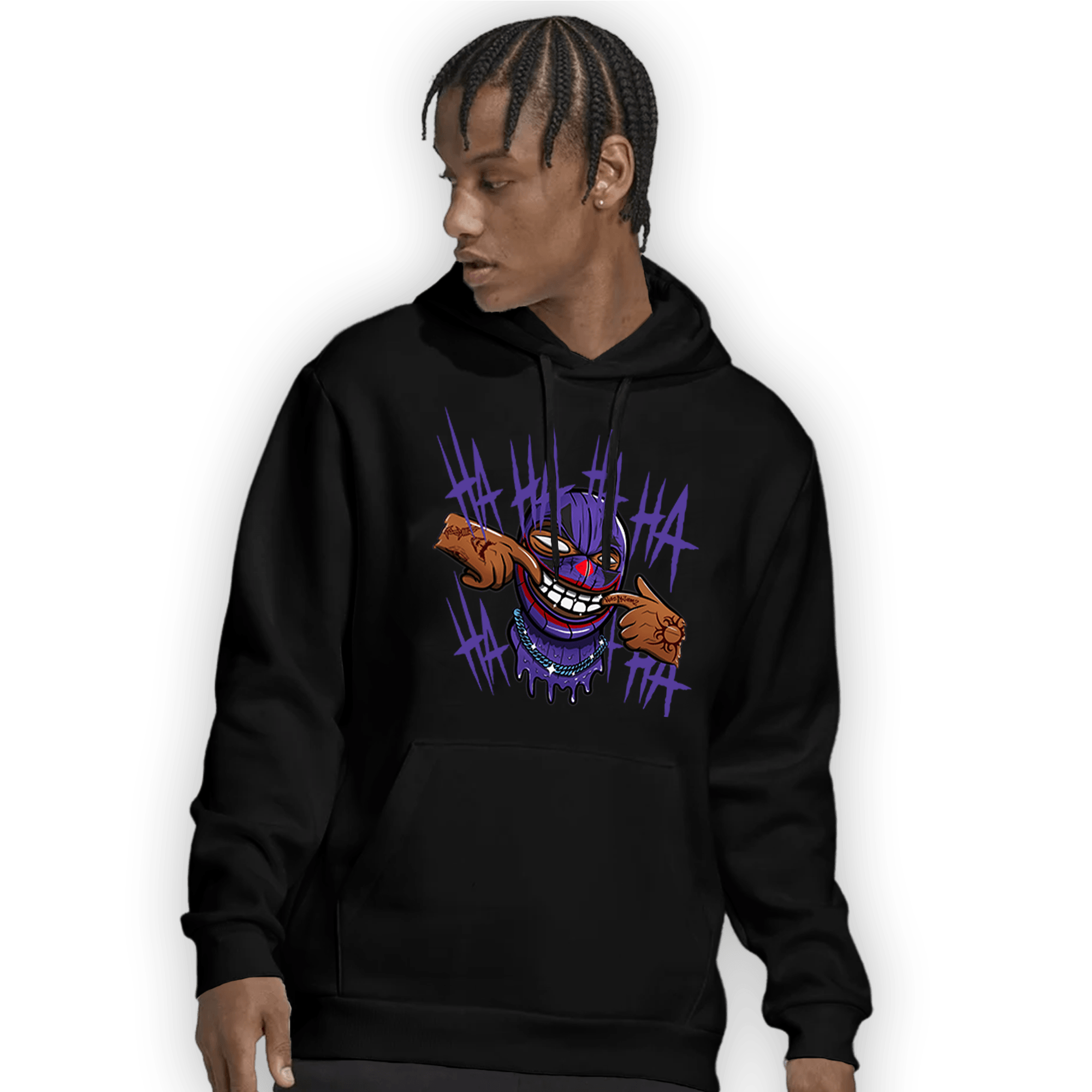 Field Purple 12s Hoodie Match We Are All Clowns - NastyJamz