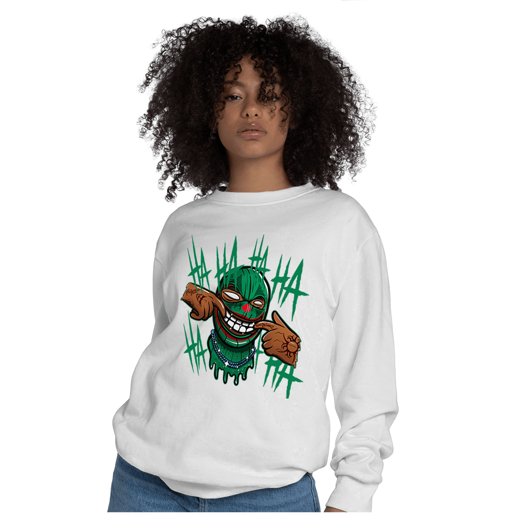 Celtic Lucky Green 1s Sweatshirt Match We Are All Clowns - NastyJamz