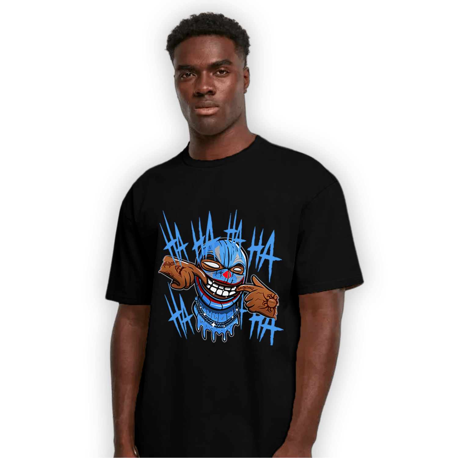 University Blue 5s T Shirt Match We Are All Clowns - NastyJamz