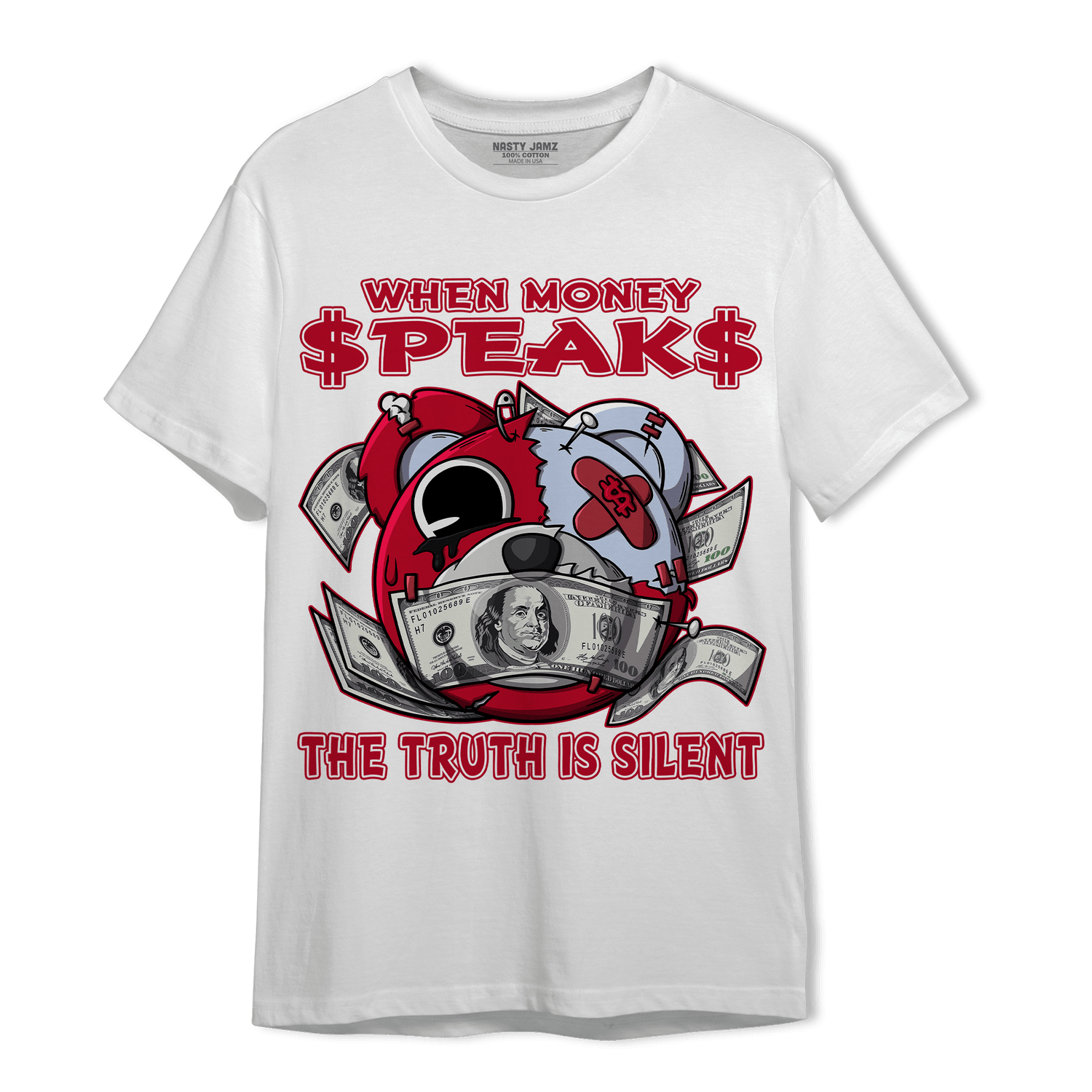 Cherry 11s T Shirt Match When Money Speaks Ber - NastyJamz