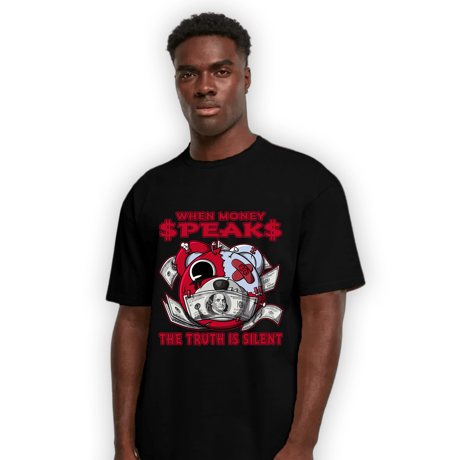 Cherry 11s T Shirt Match When Money Speaks Ber - NastyJamz