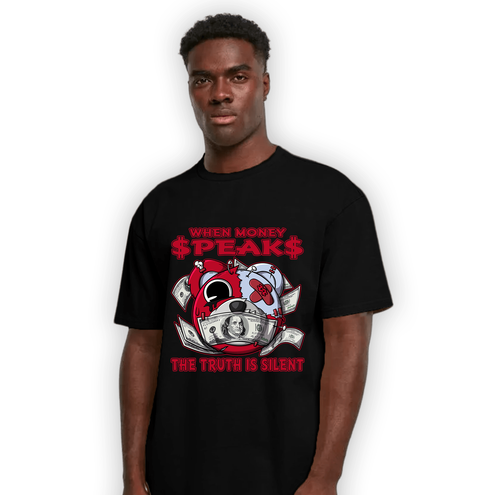 Cherry 11s T Shirt Match When Money Speaks Ber - NastyJamz