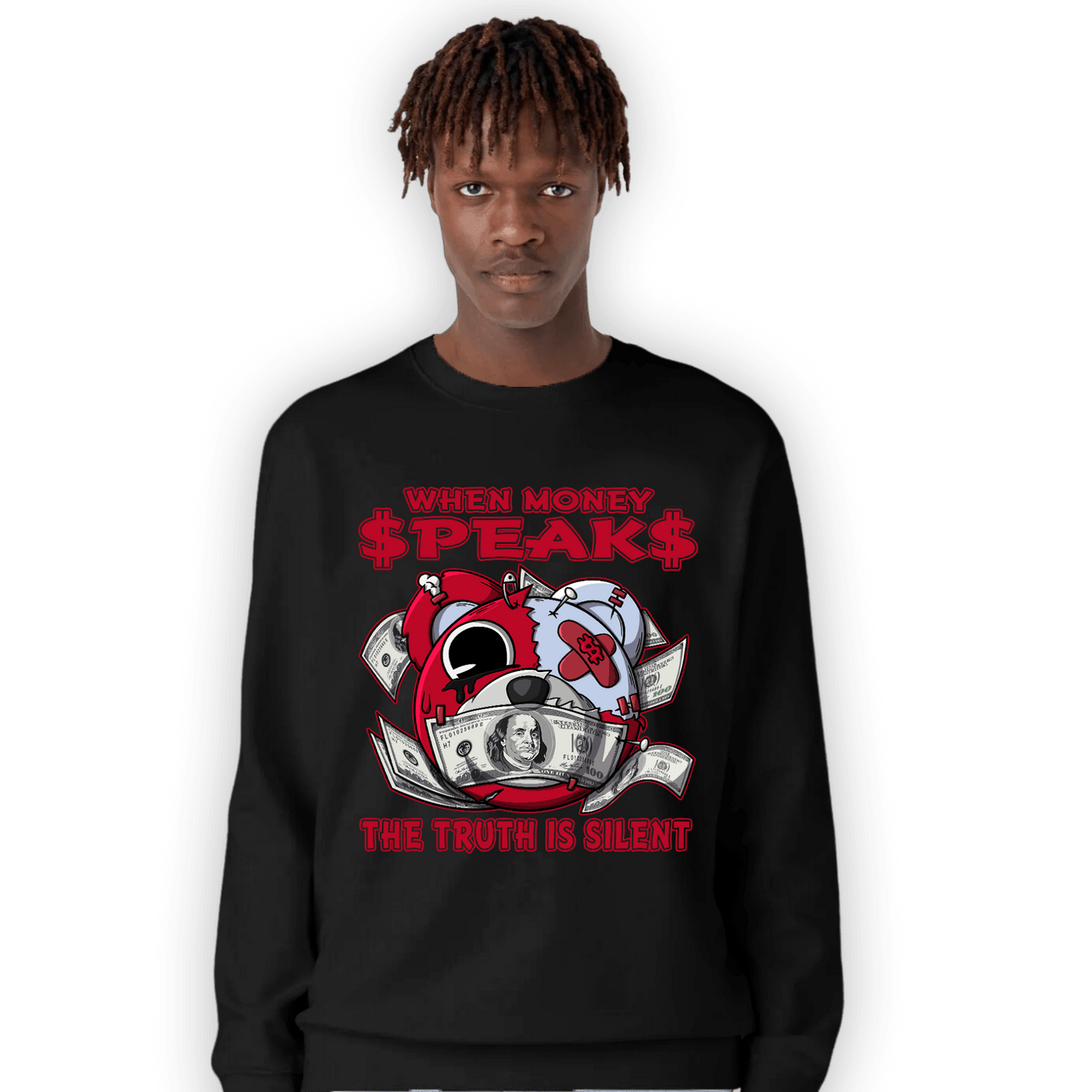 Cherry 11s Sweatshirt Match When Money Speaks Ber - NastyJamz