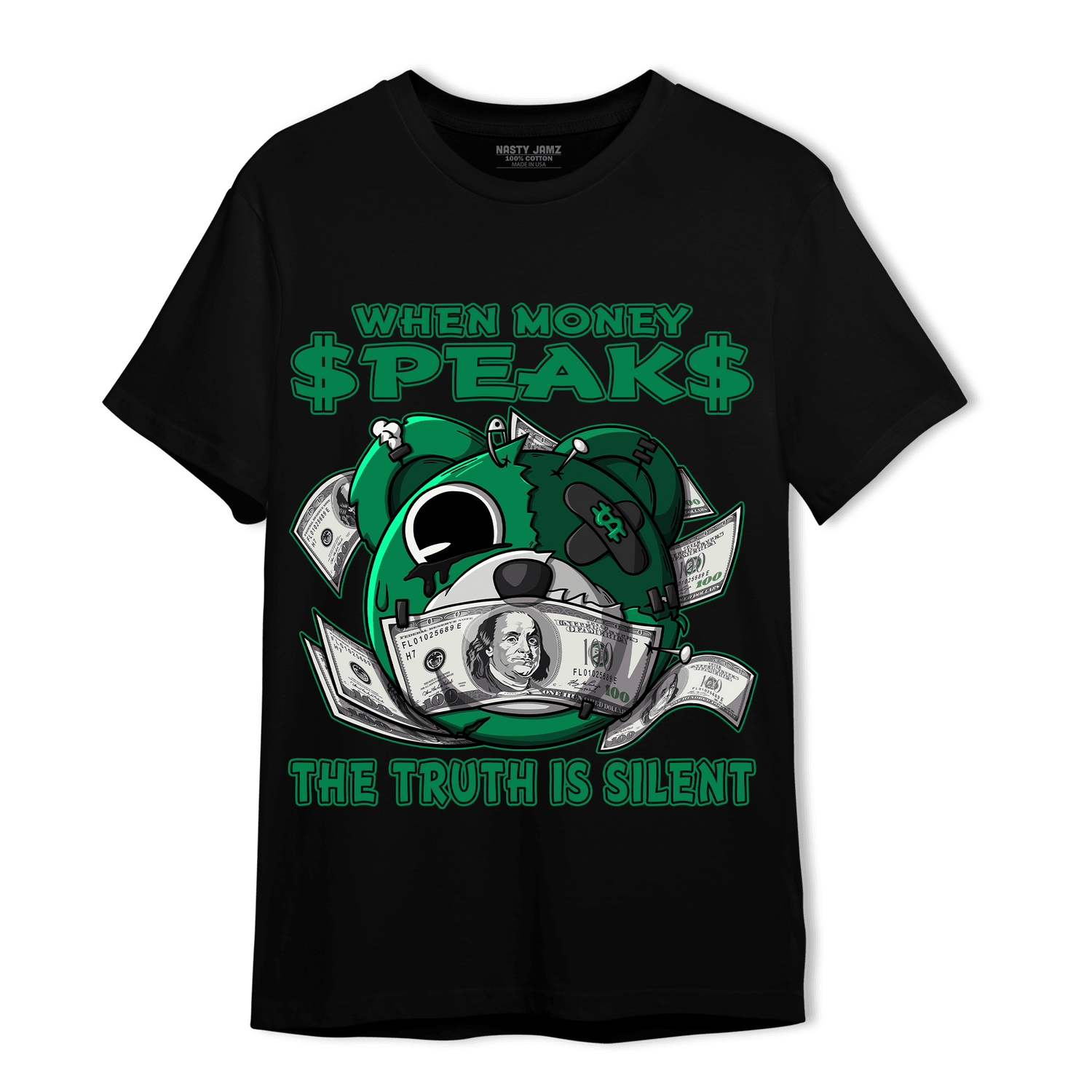 Celtic Lucky Green 1s T Shirt Match When Money Speaks Ber - NastyJamz
