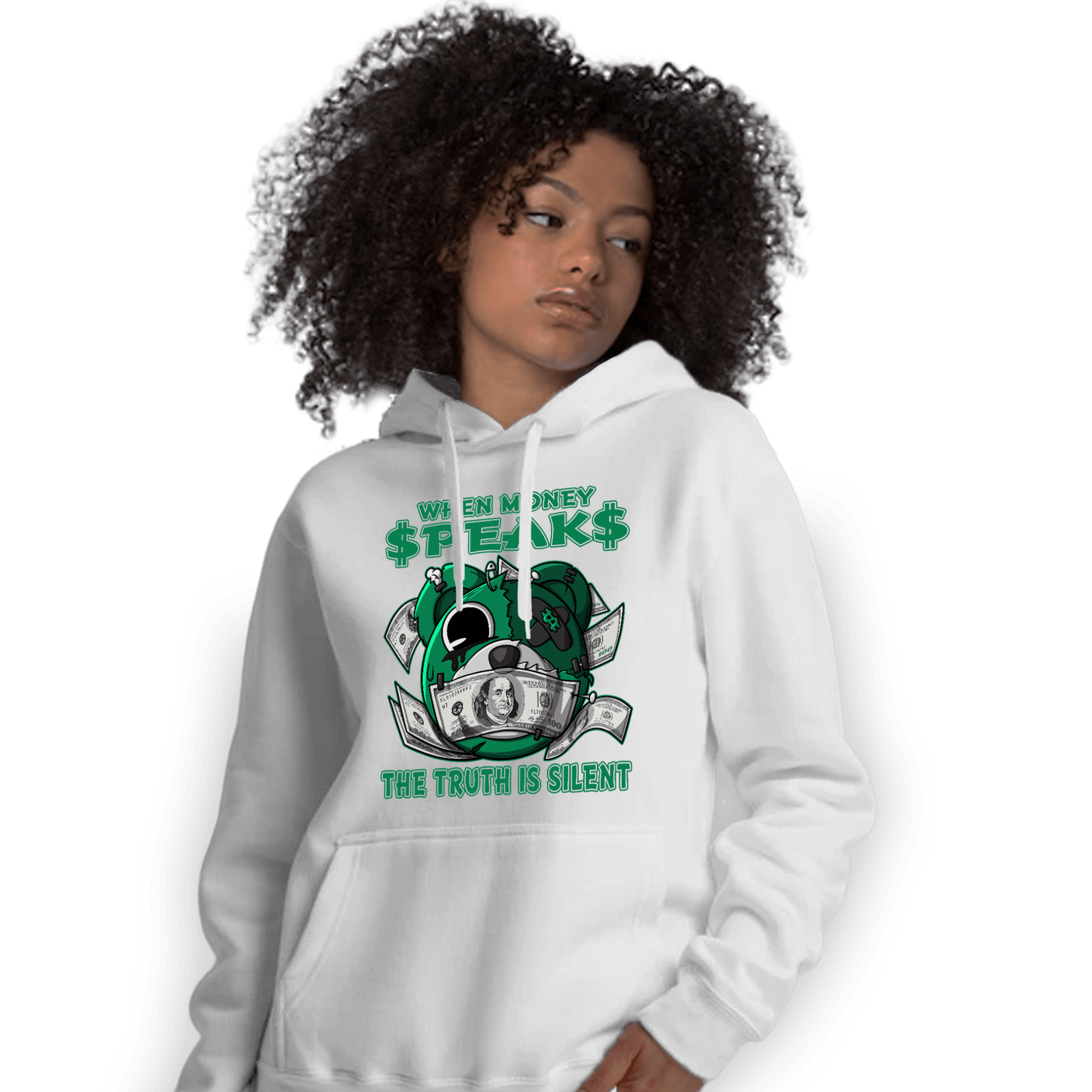 Celtic Lucky Green 1s Hoodie Match When Money Speaks Ber - NastyJamz