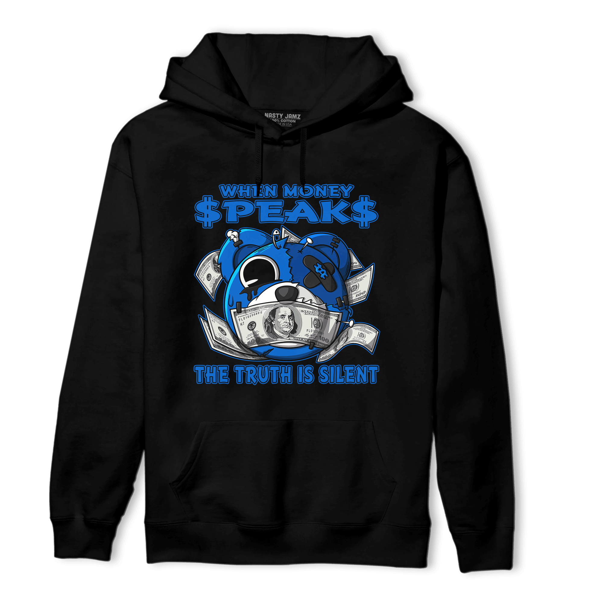 Royal Reimagined 1s Hoodie Match When Money Speaks Ber - NastyJamz