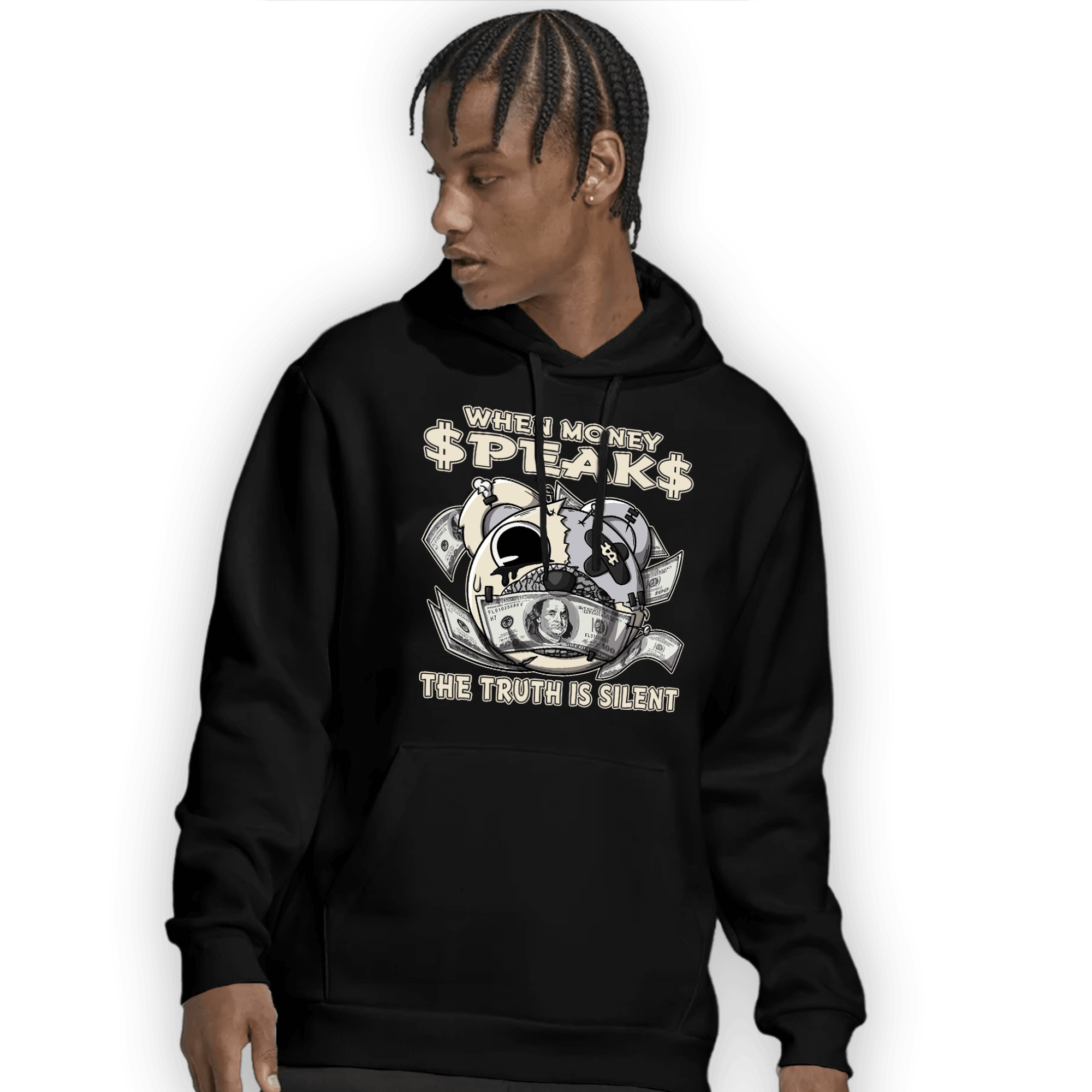 Off Noir 3s Hoodie Match When Money Speaks Ber - NastyJamz