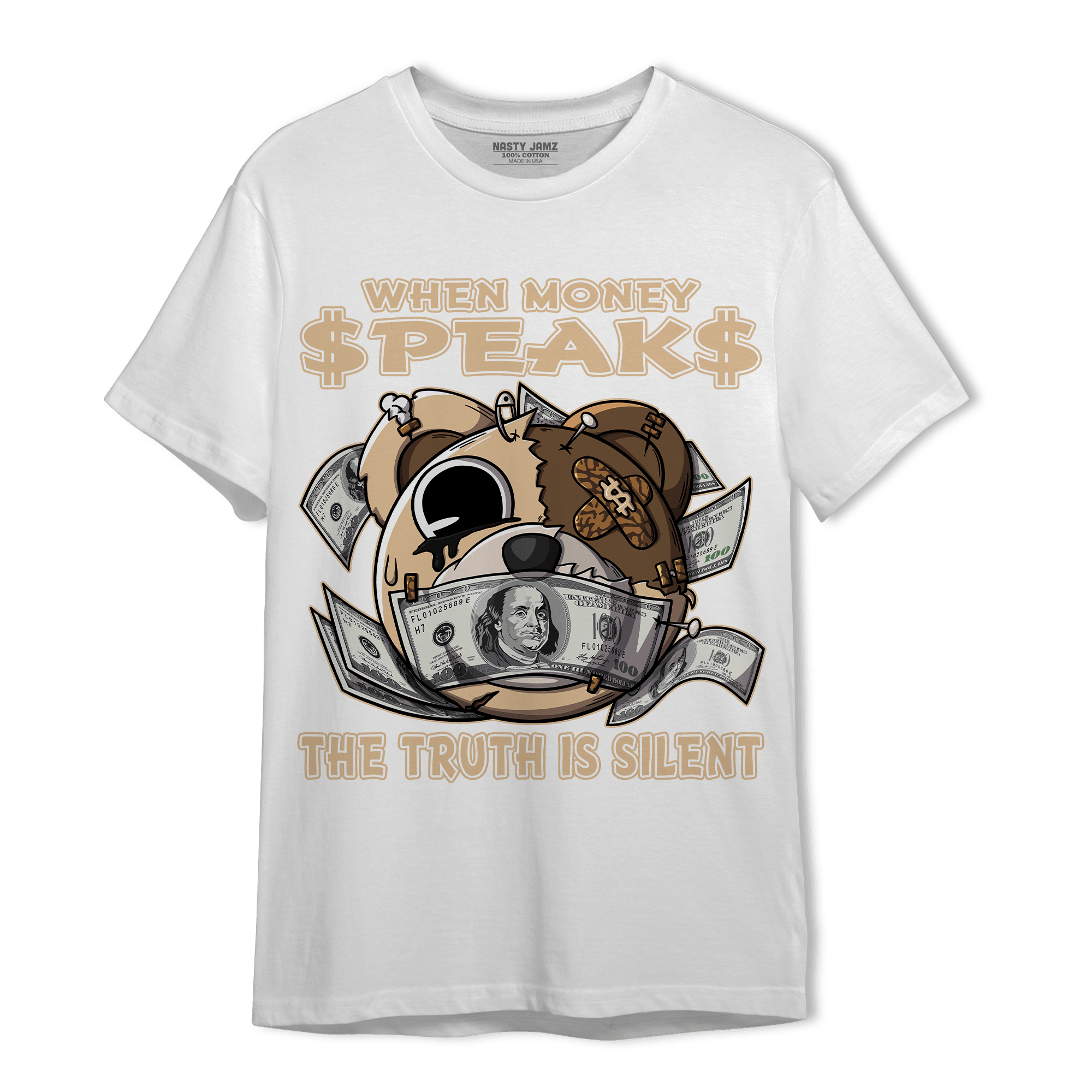 Palomino 3s T Shirt Match When Money Speaks Ber - NastyJamz