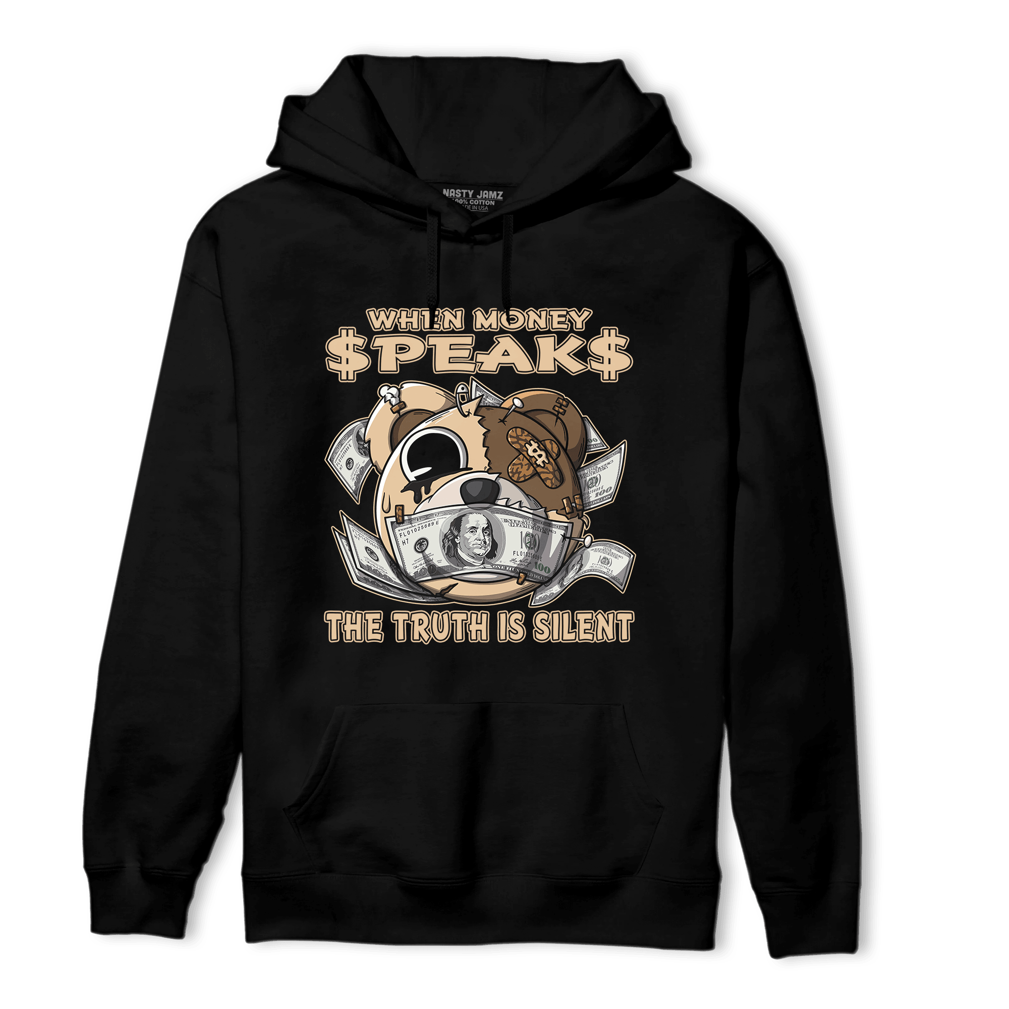 Palomino 3s Hoodie Match When Money Speaks Ber - NastyJamz