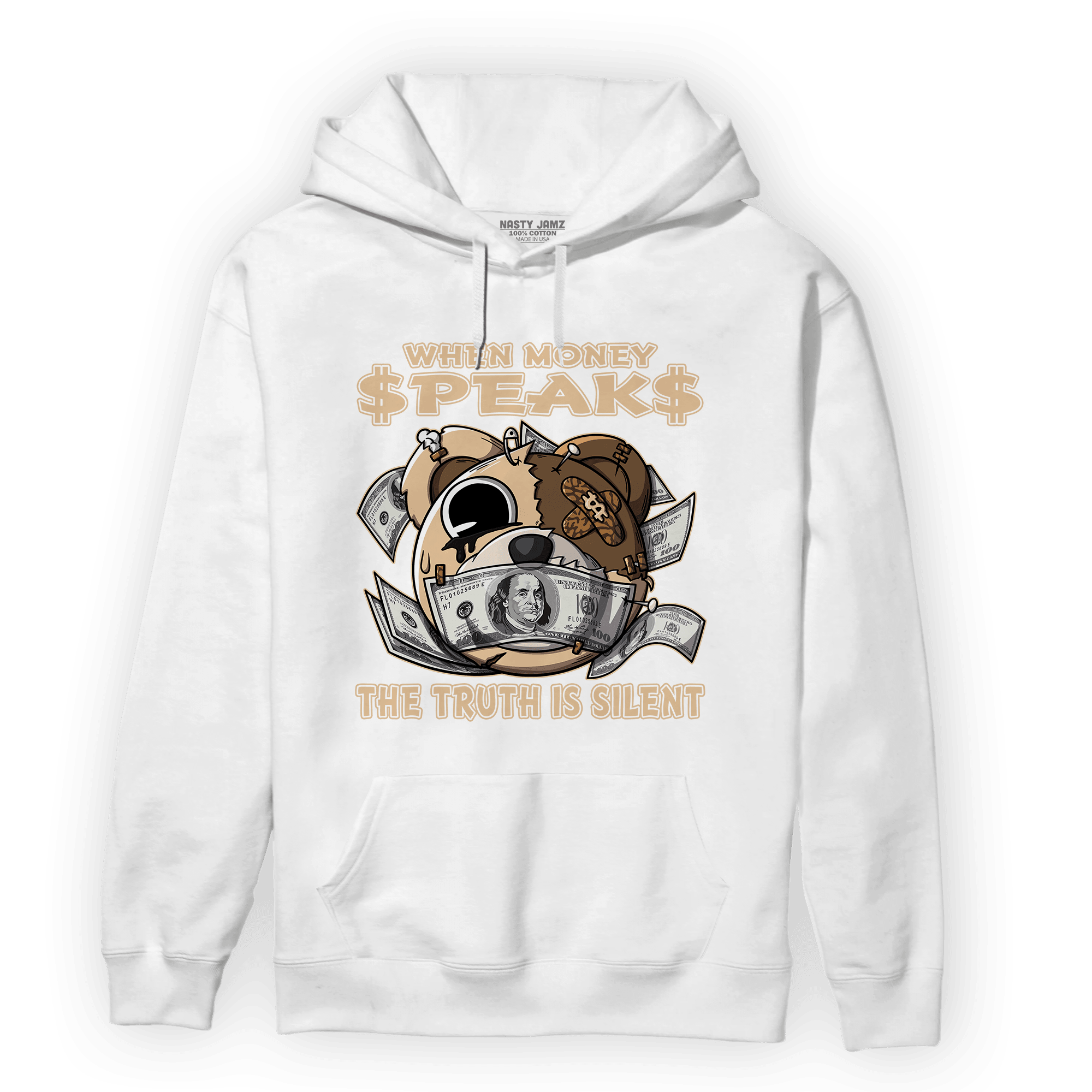 Palomino 3s Hoodie Match When Money Speaks Ber - NastyJamz