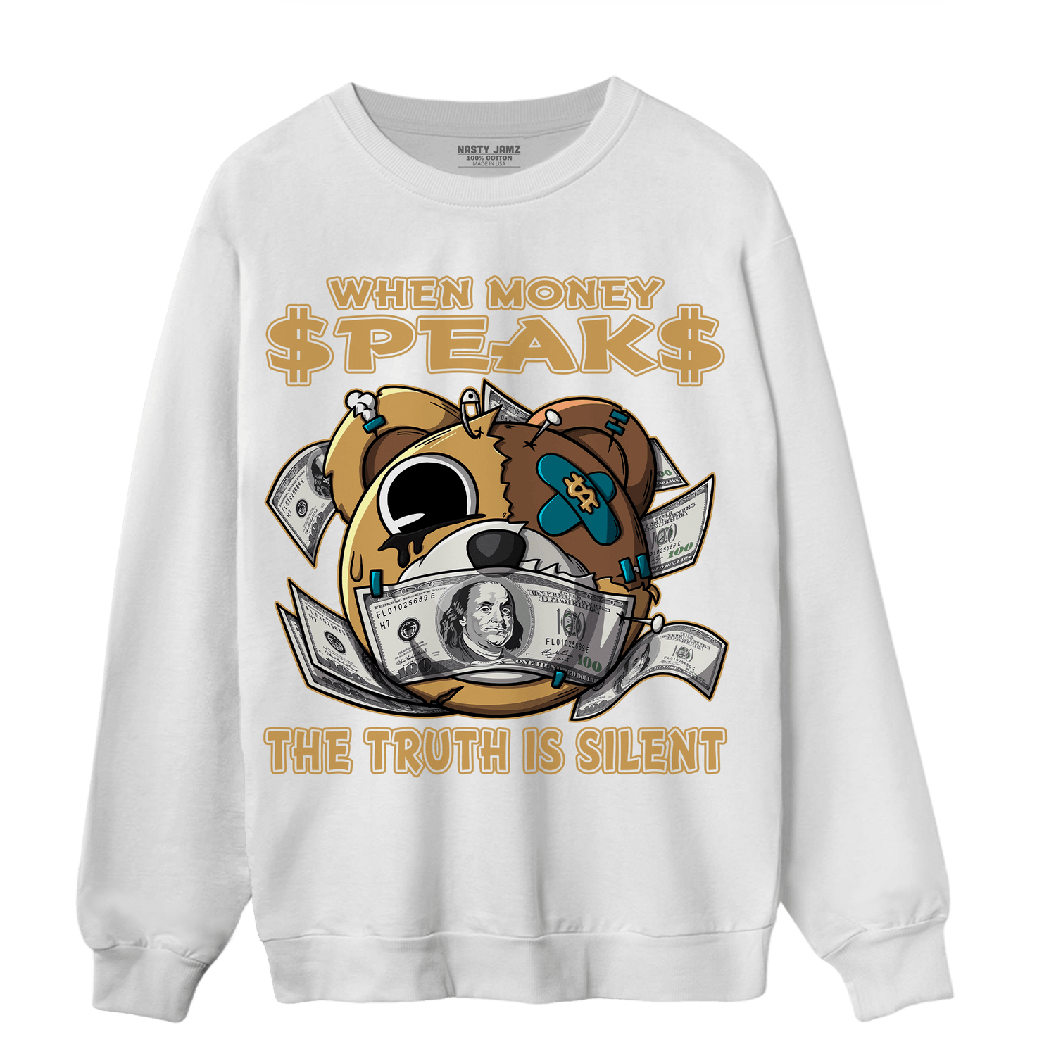 Cacao Wow 4s Sweatshirt Match When Money Speaks Ber - NastyJamz