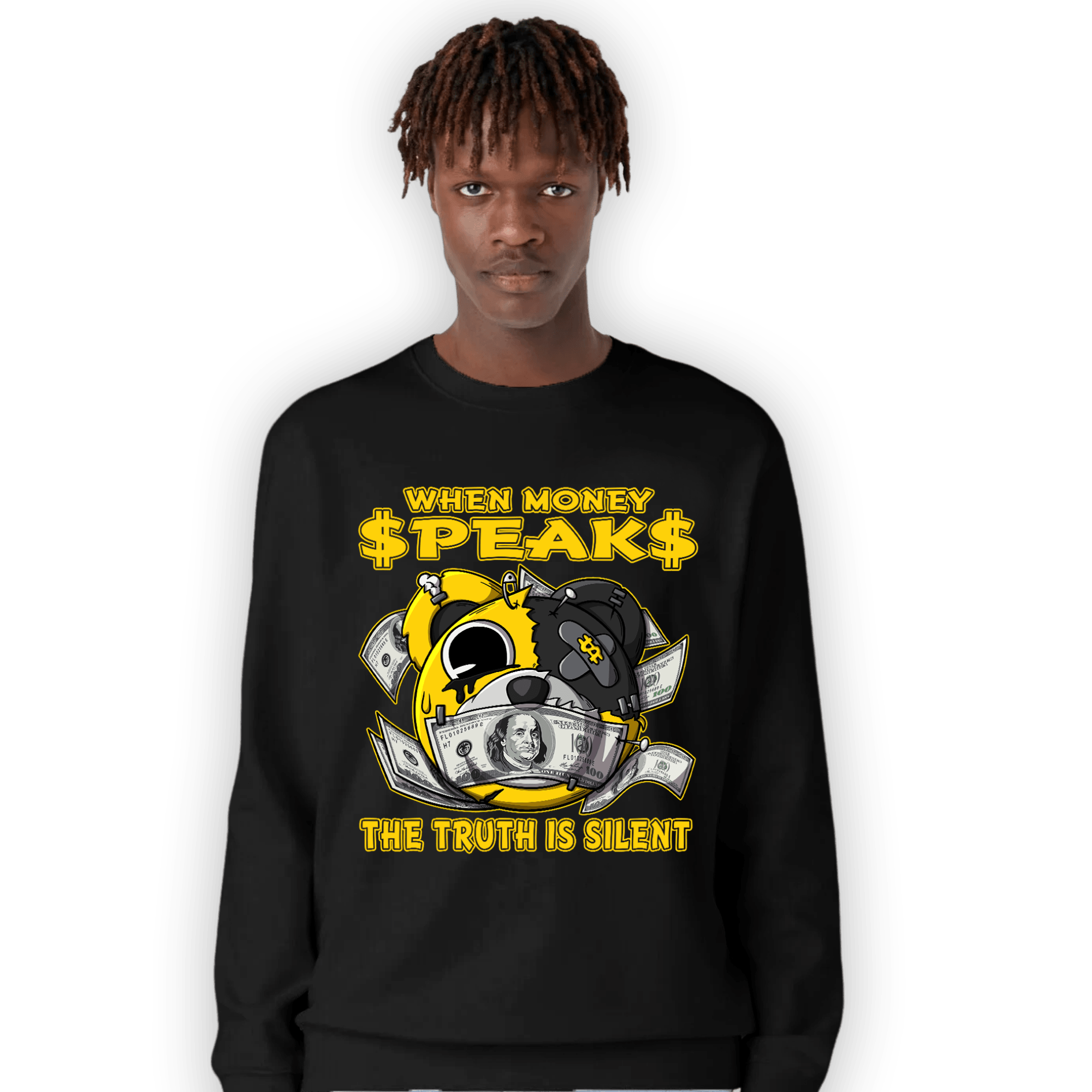 Thunder 4s Sweatshirt Match When Money Speaks Ber - NastyJamz