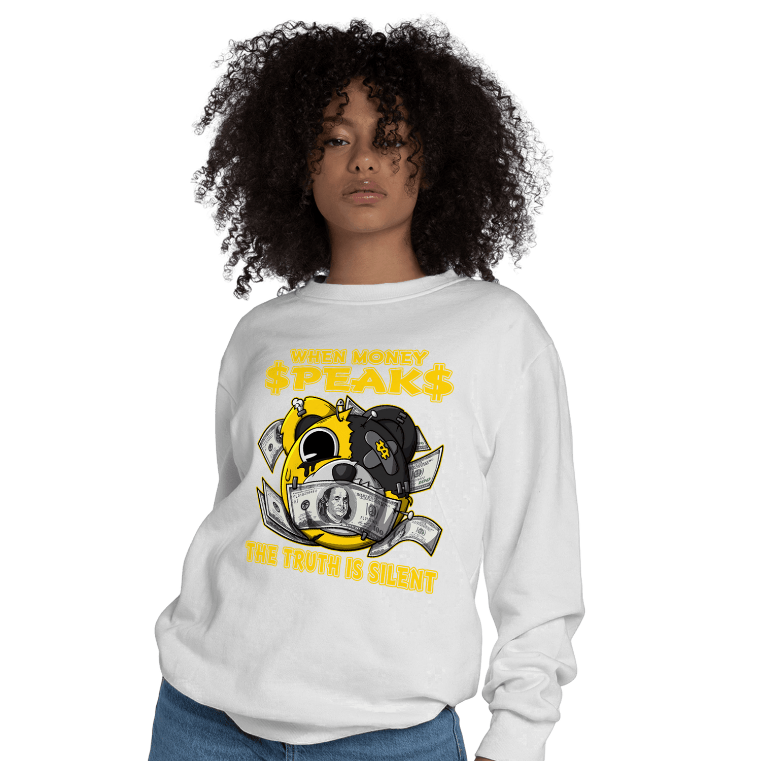 Thunder 4s Sweatshirt Match When Money Speaks Ber - NastyJamz