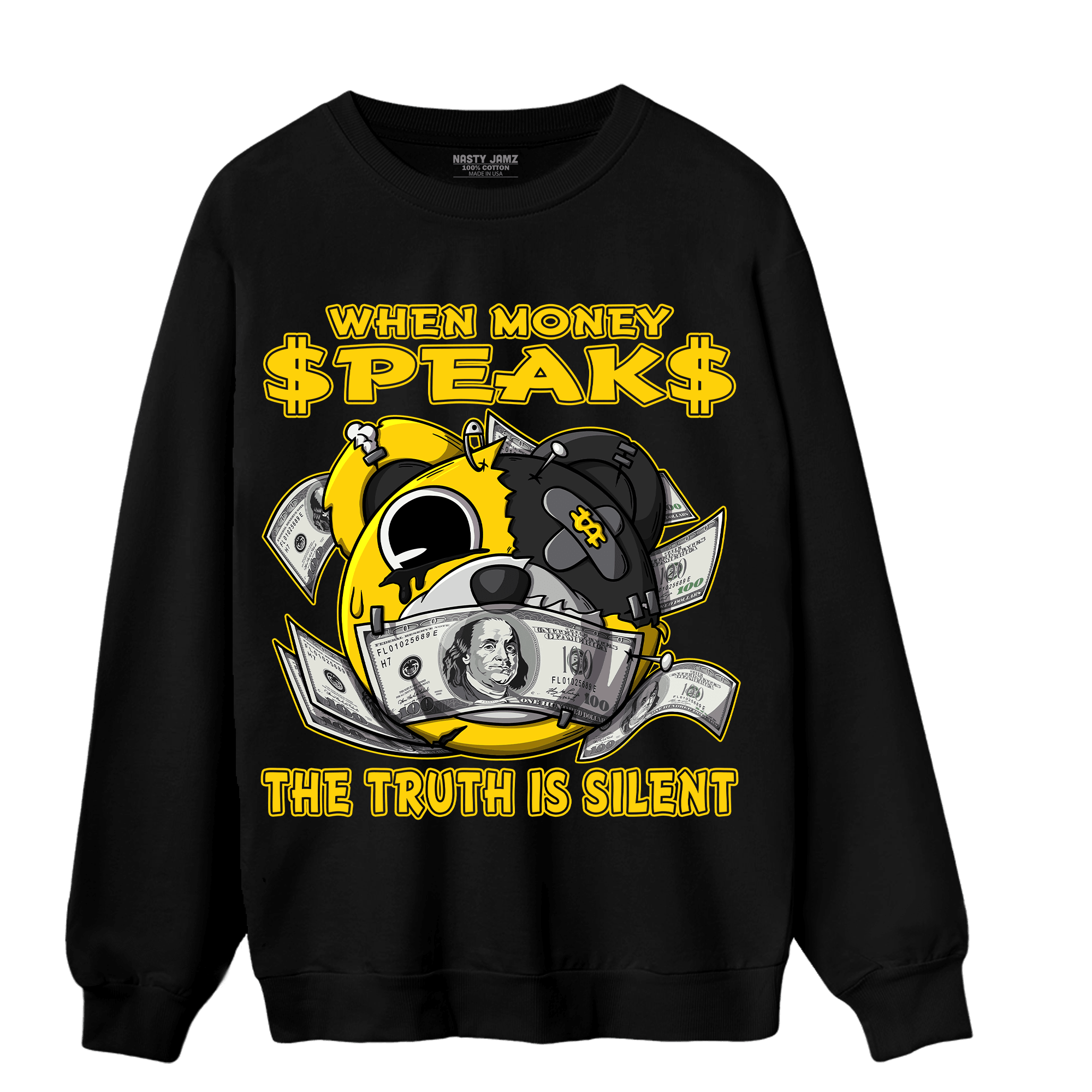 Thunder 4s Sweatshirt Match When Money Speaks Ber - NastyJamz