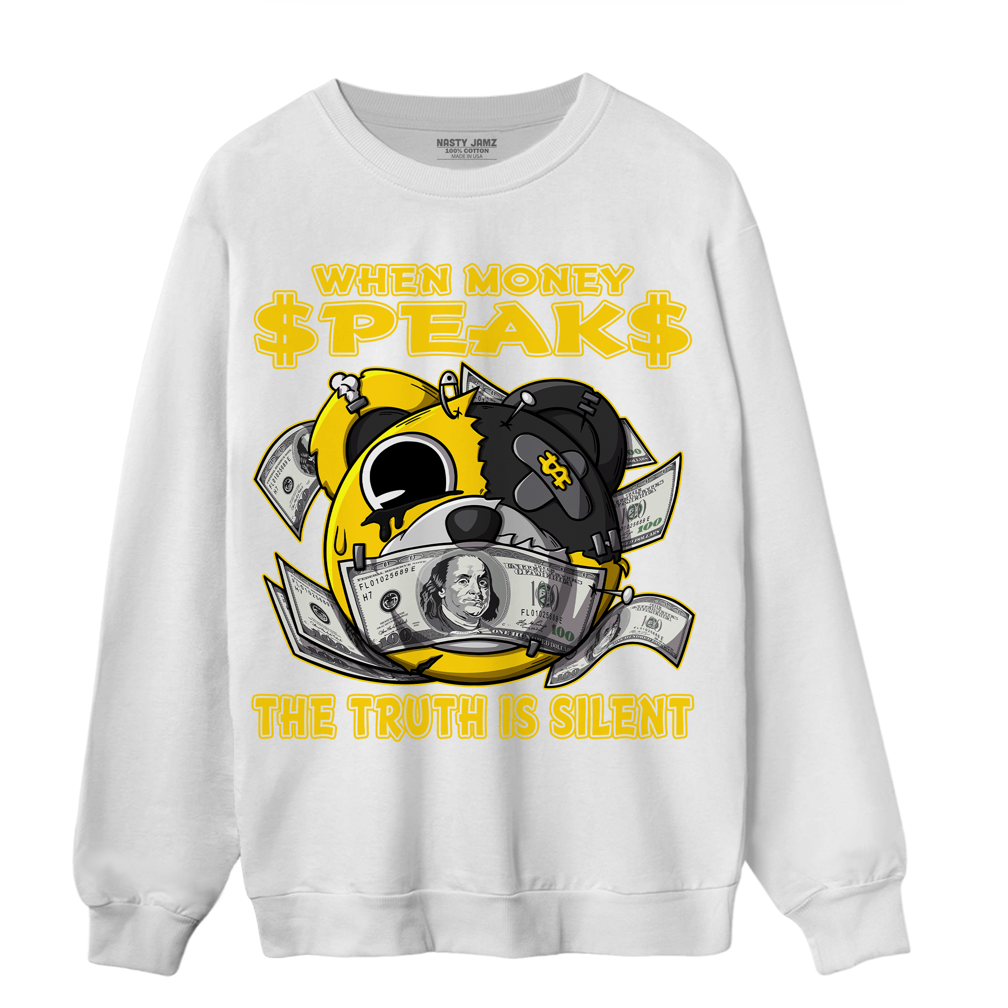 Thunder 4s Sweatshirt Match When Money Speaks Ber - NastyJamz
