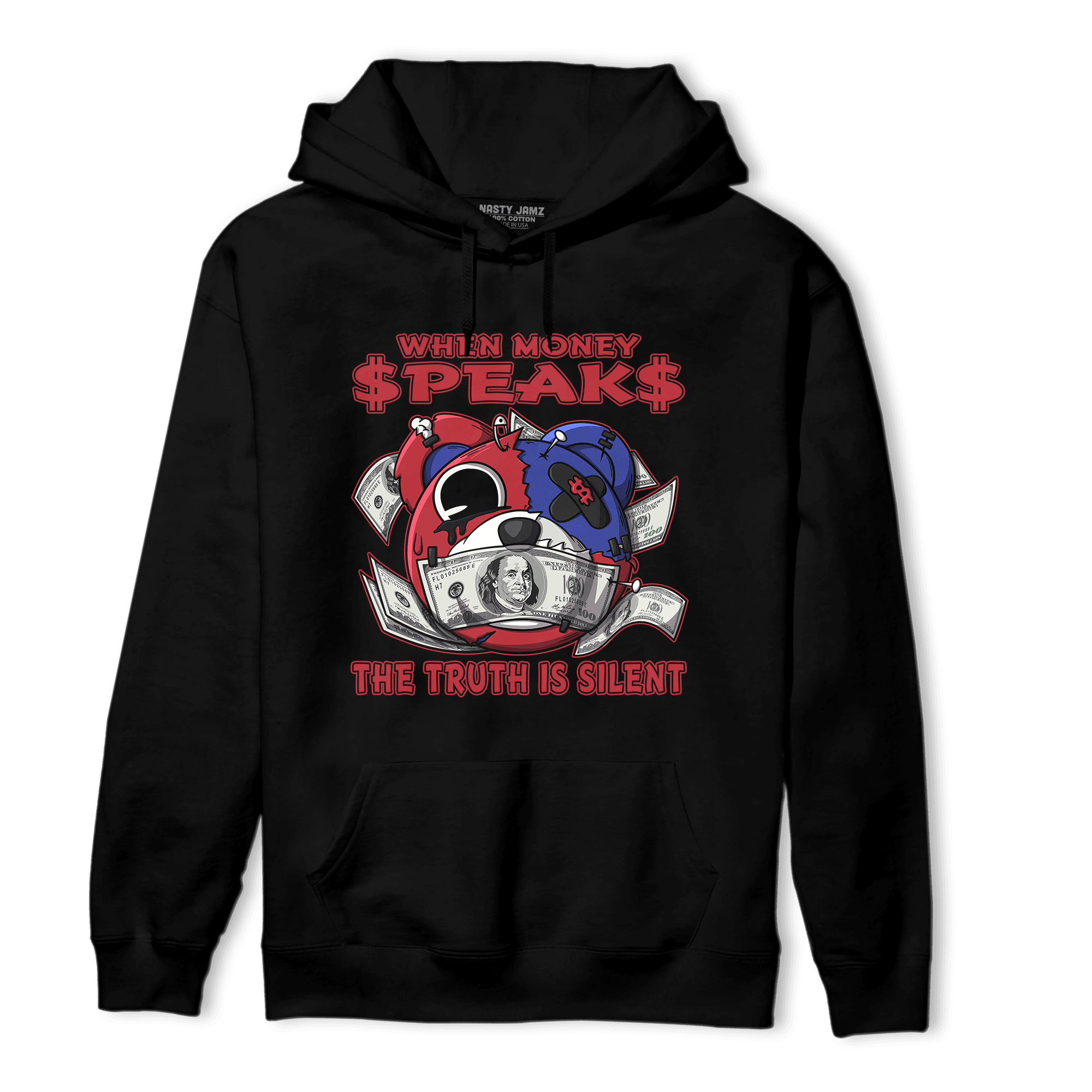 Playoffs 8s Hoodie Match When Money Speaks Ber - NastyJamz