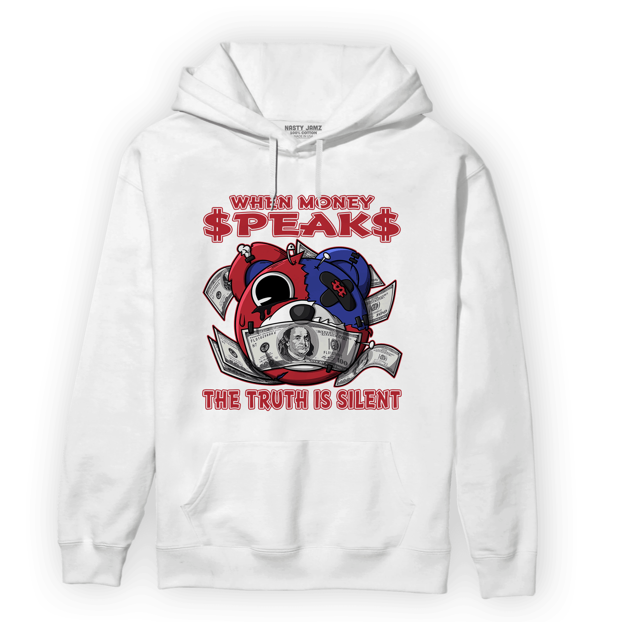 Playoffs 8s Hoodie Match When Money Speaks Ber - NastyJamz