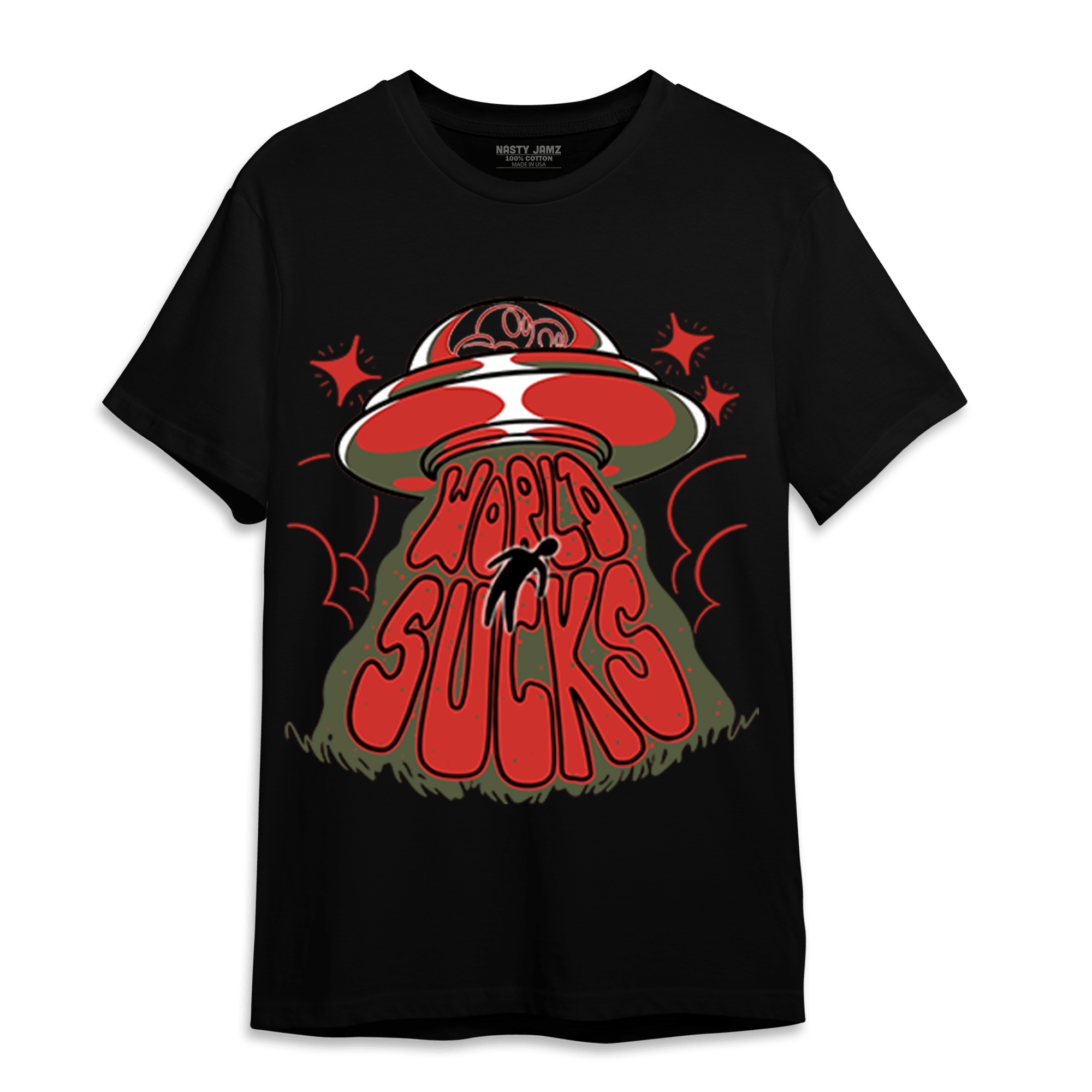 Dunk Low Mystic Red T Shirt Match World Sucks - NastyJamz