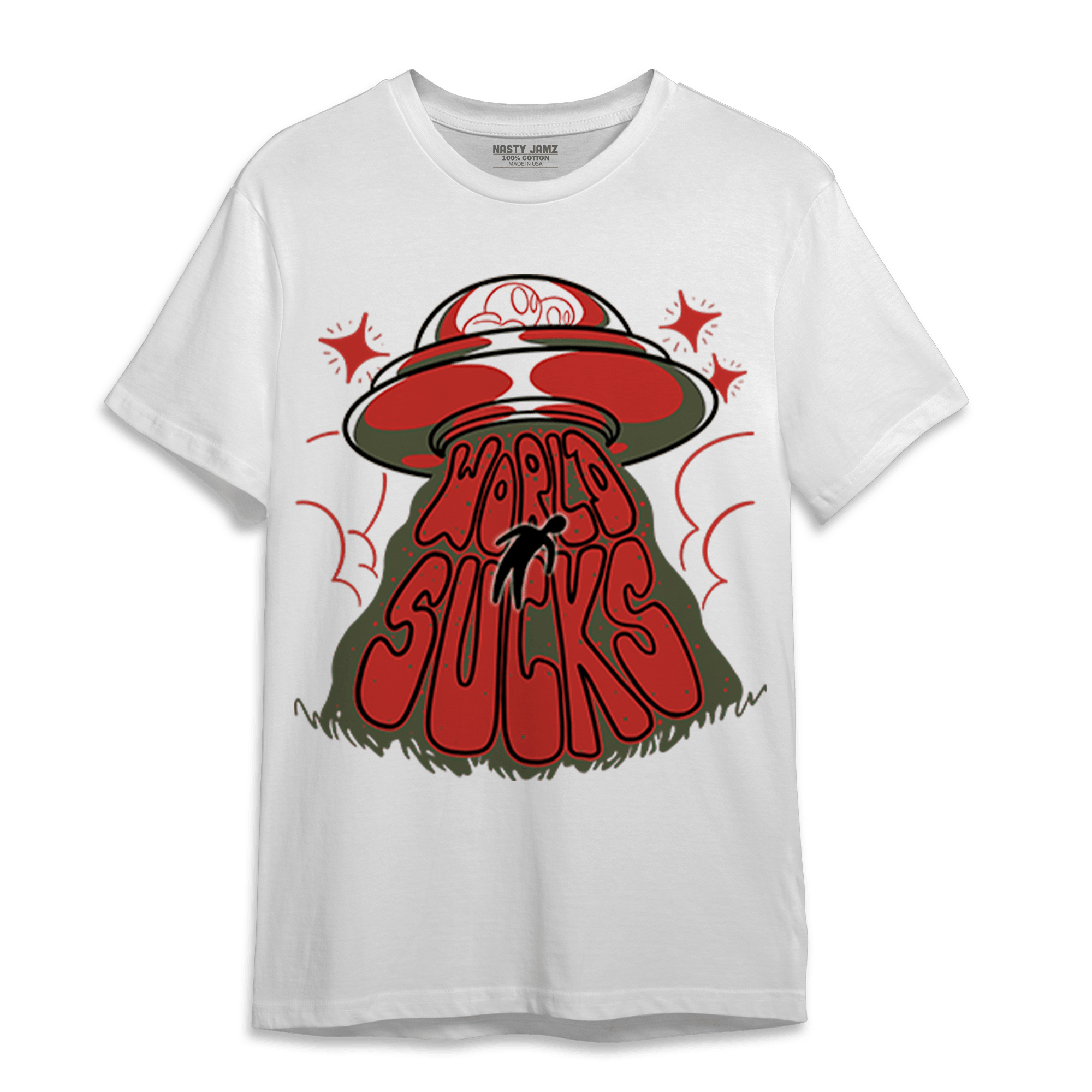 Dunk Low Mystic Red T Shirt Match World Sucks - NastyJamz