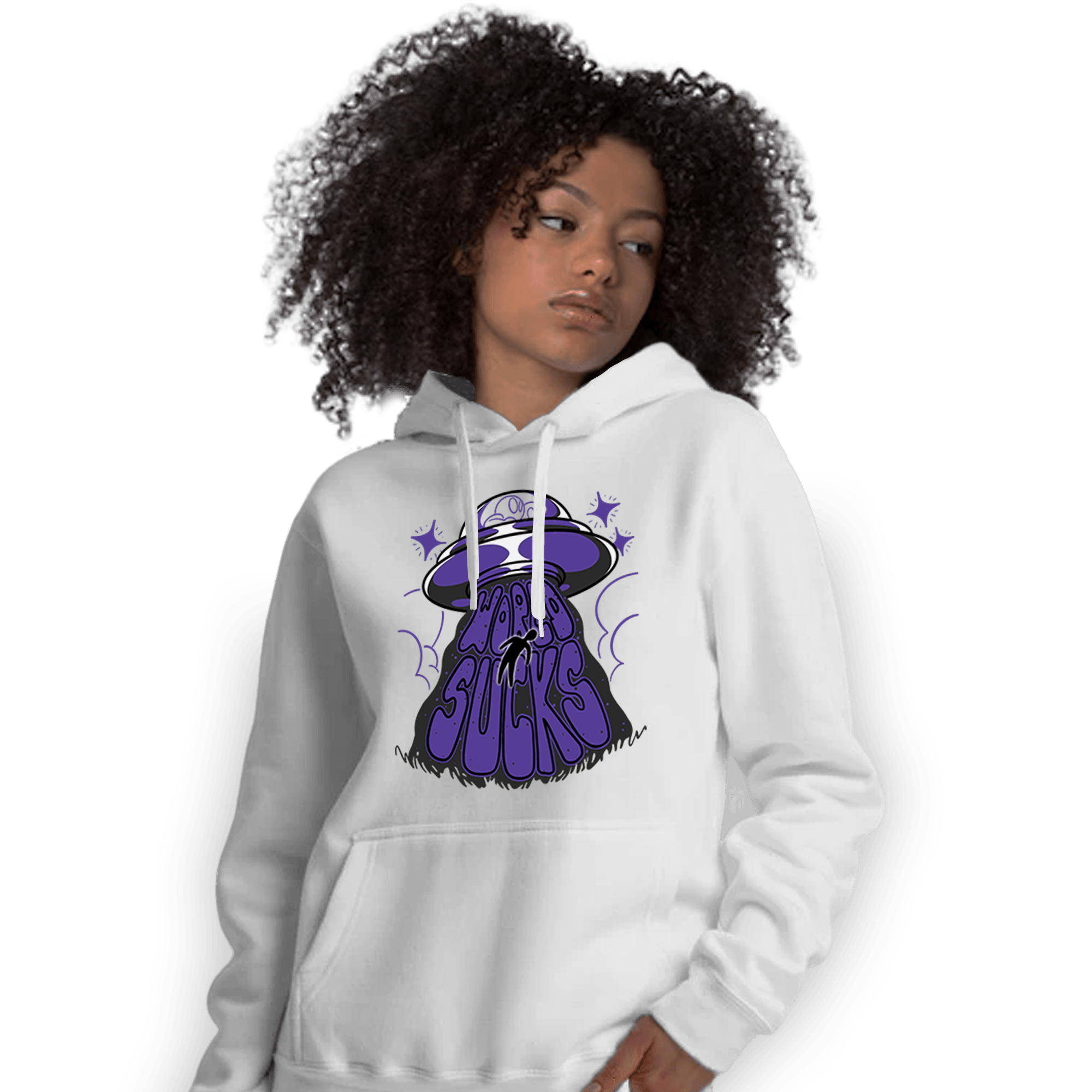 Field Purple 12s Hoodie Match World Sucks - NastyJamz