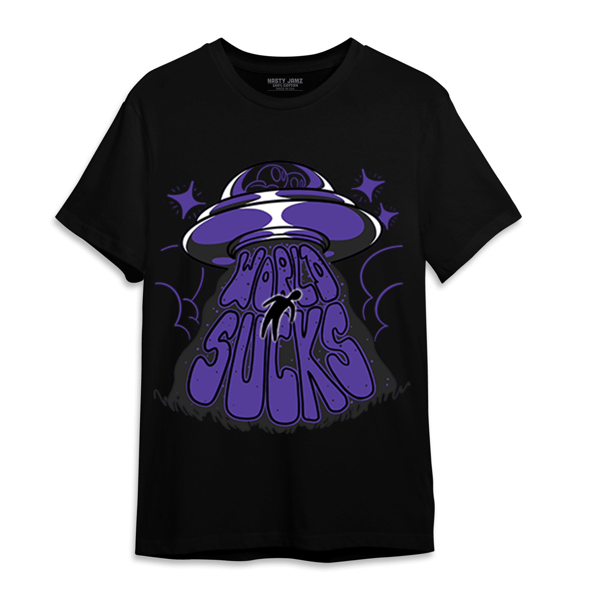 Field Purple 12s T Shirt Match World Sucks - NastyJamz