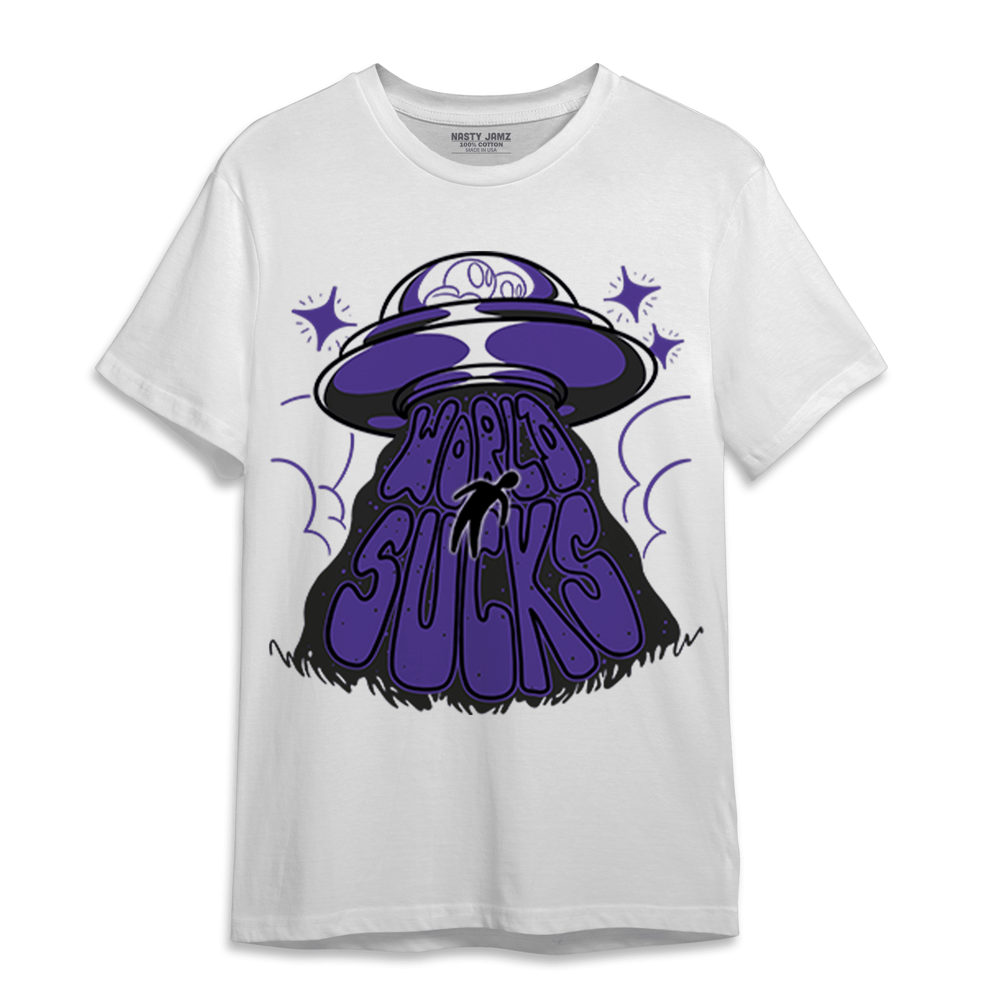 Field Purple 12s T Shirt Match World Sucks - NastyJamz