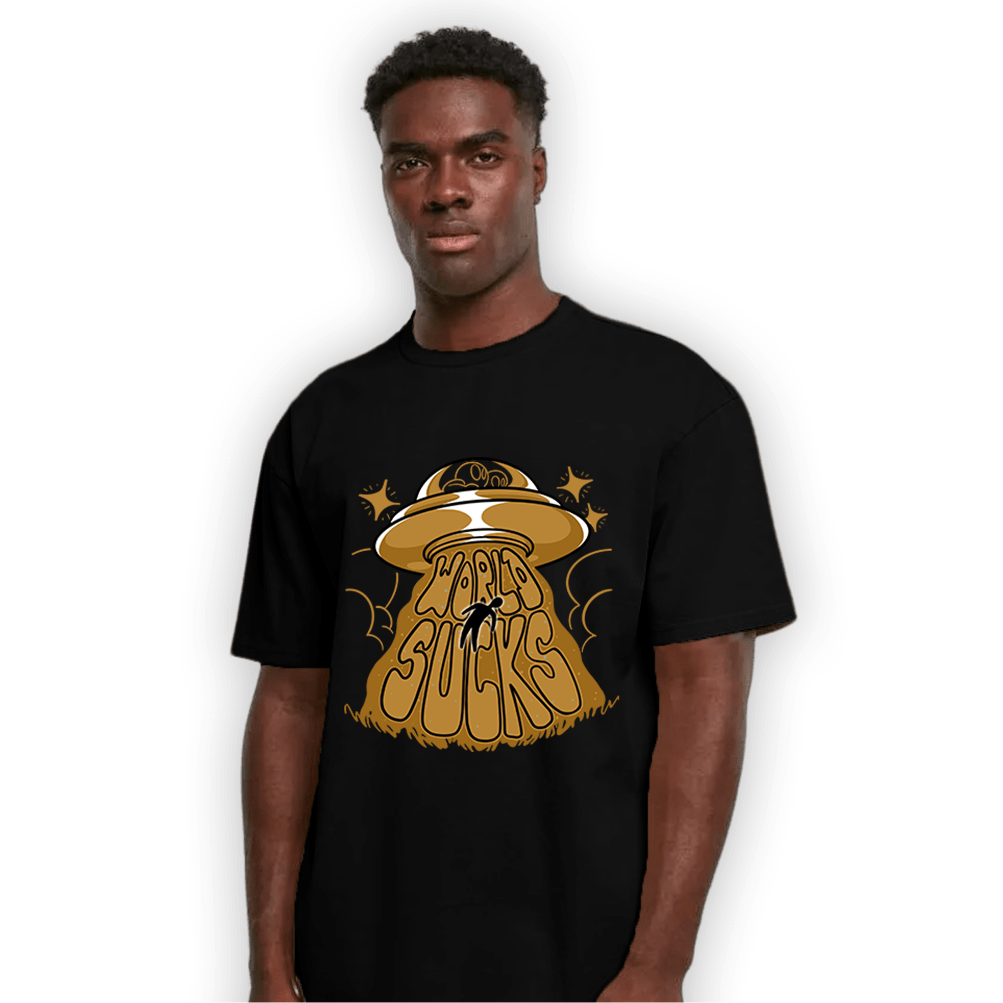 Wheat 13s T Shirt Match World Sucks - NastyJamz
