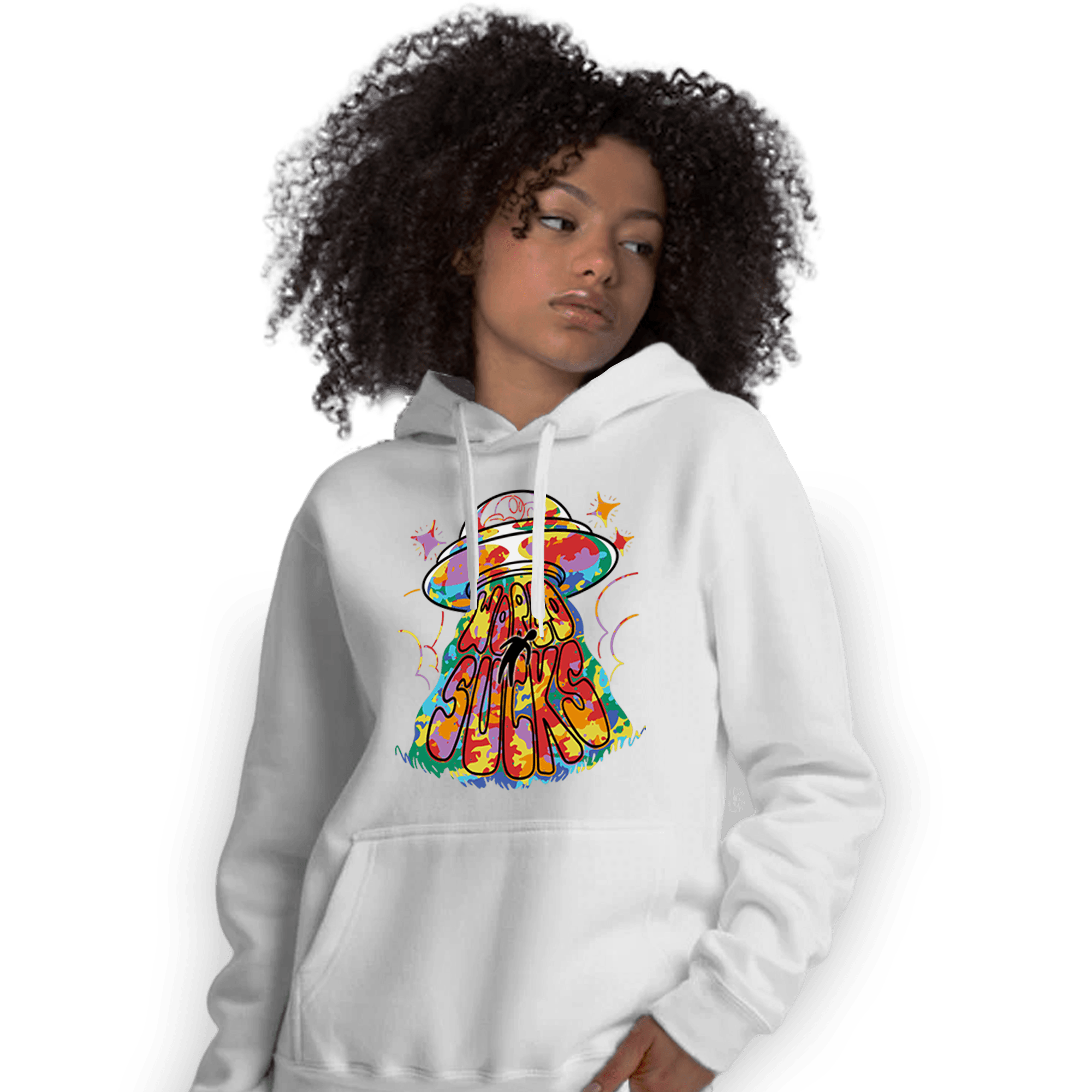 Mid GS Six Championships 1s Hoodie Match World Sucks - NastyJamz